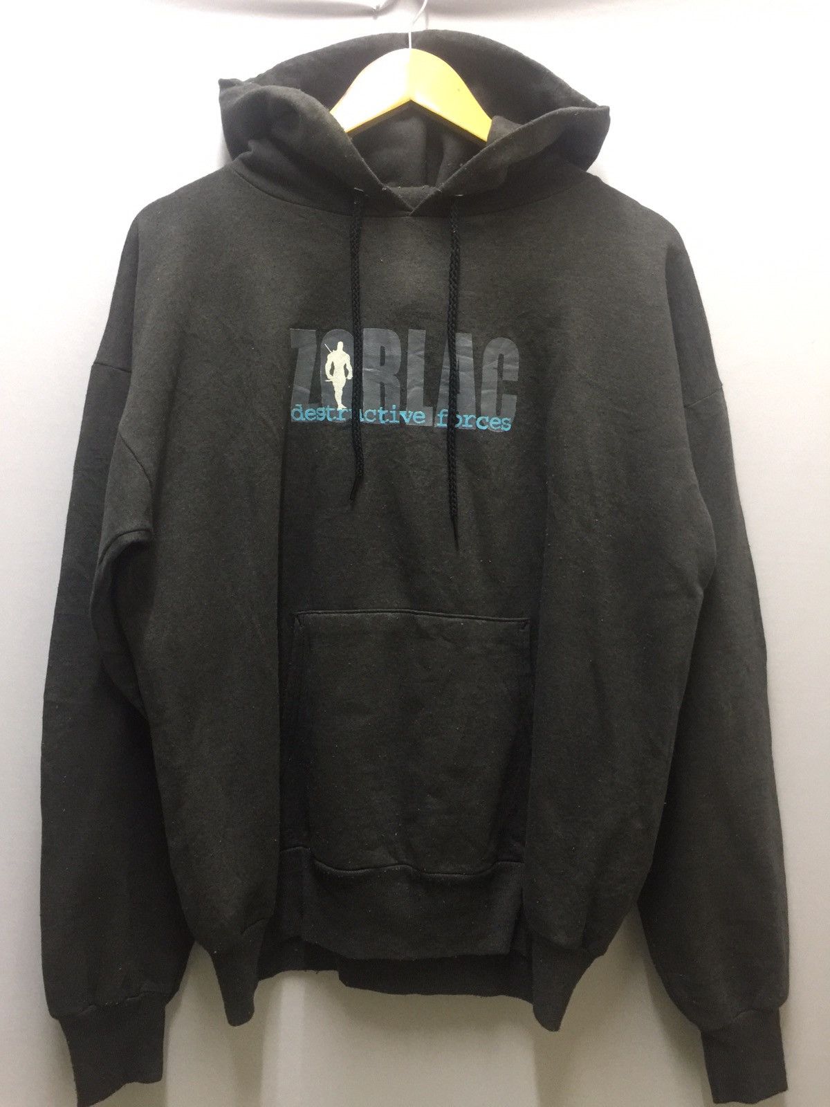 Powell Peralta Vintage ZORLAC “Destructive Force” Skateboard Hoodie Size US L / EU 52-54 / 3 - 1 Thumbnail