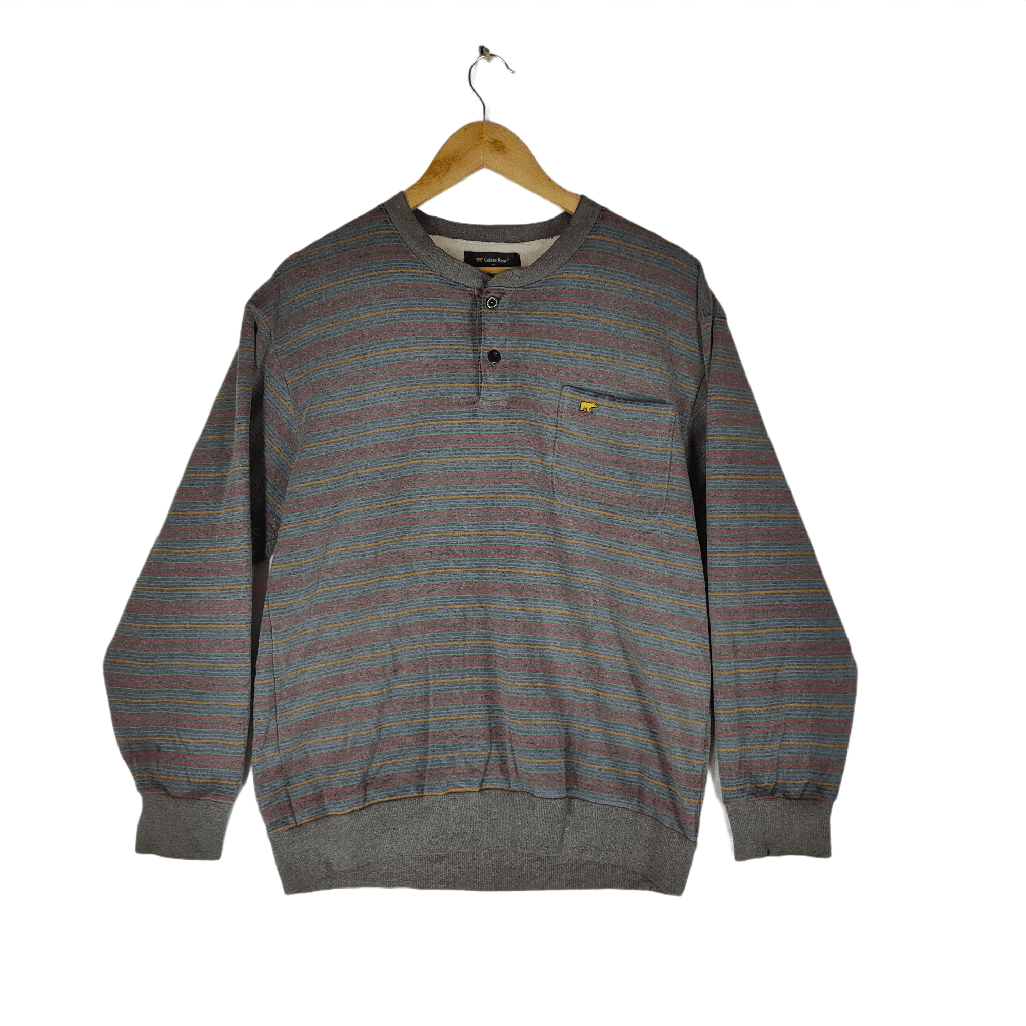 Golden Bear GOLDEN BEAR Embroidery Logo Single Pocket M Size Sweatshirt Size US M / EU 48-50 / 2 - 1 Thumbnail