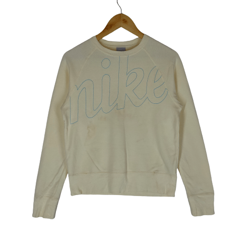 Nike NIKE STITCHES SPELOUT Pullover Jumper Crewneck Sweatshirt Size US S / EU 44-46 / 1 - 1 Thumbnail