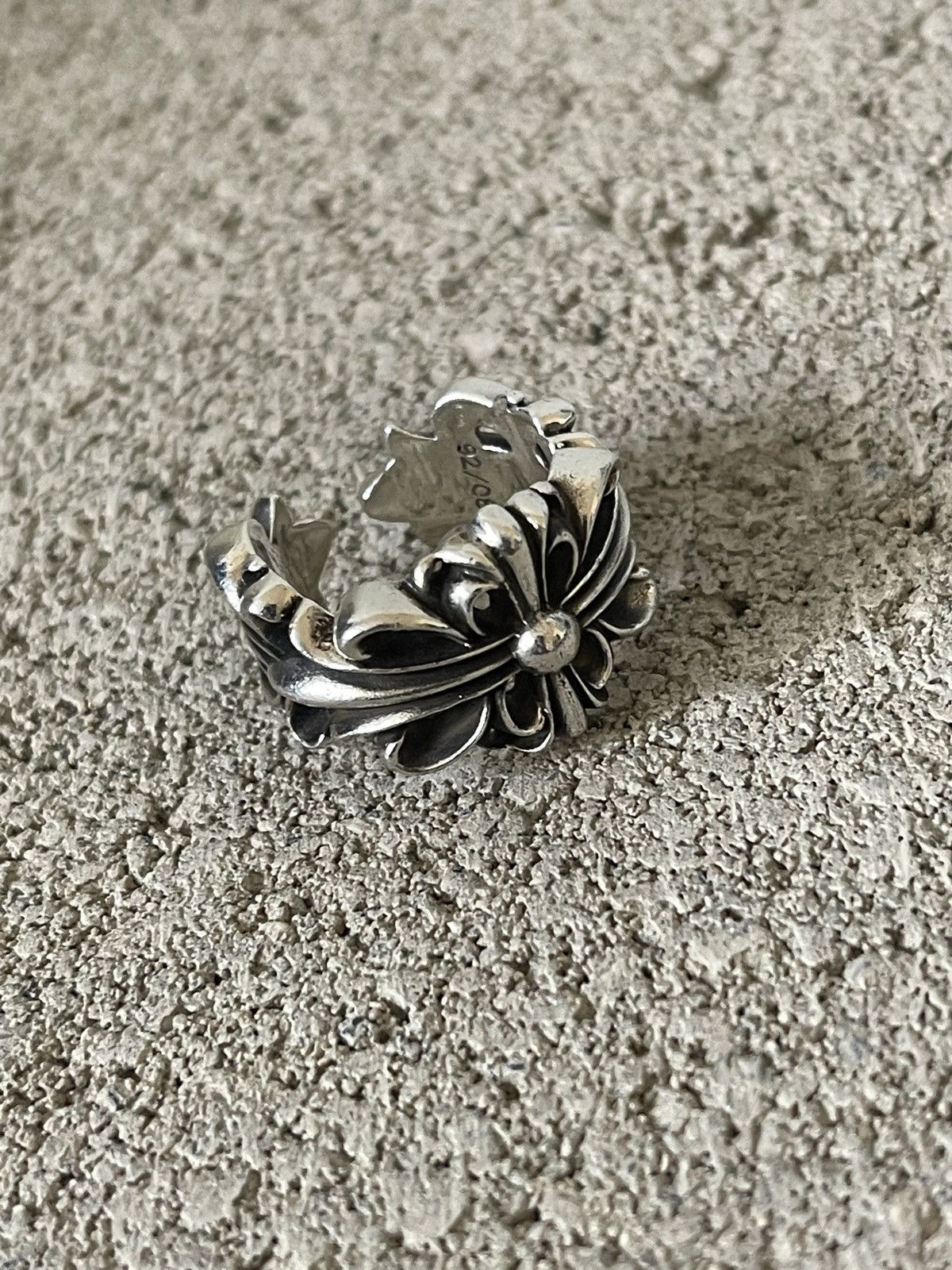 chrome-hearts-double-floral-ring-grailed