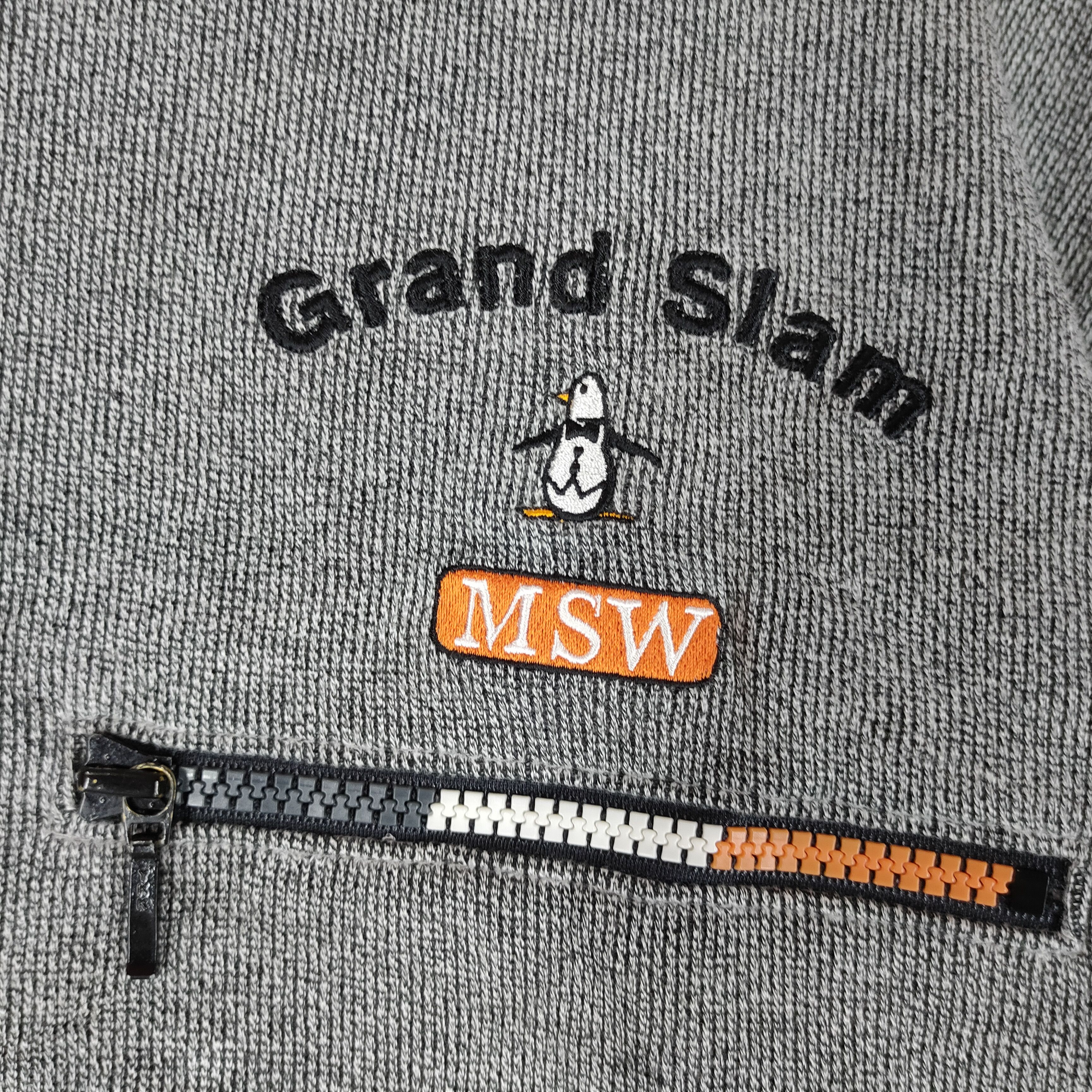 Vintage Vintage MUNSING WEAR GRANDSLAM Zipper L Size Sweatshirt Size US L / EU 52-54 / 3 - 2 Thumbnail