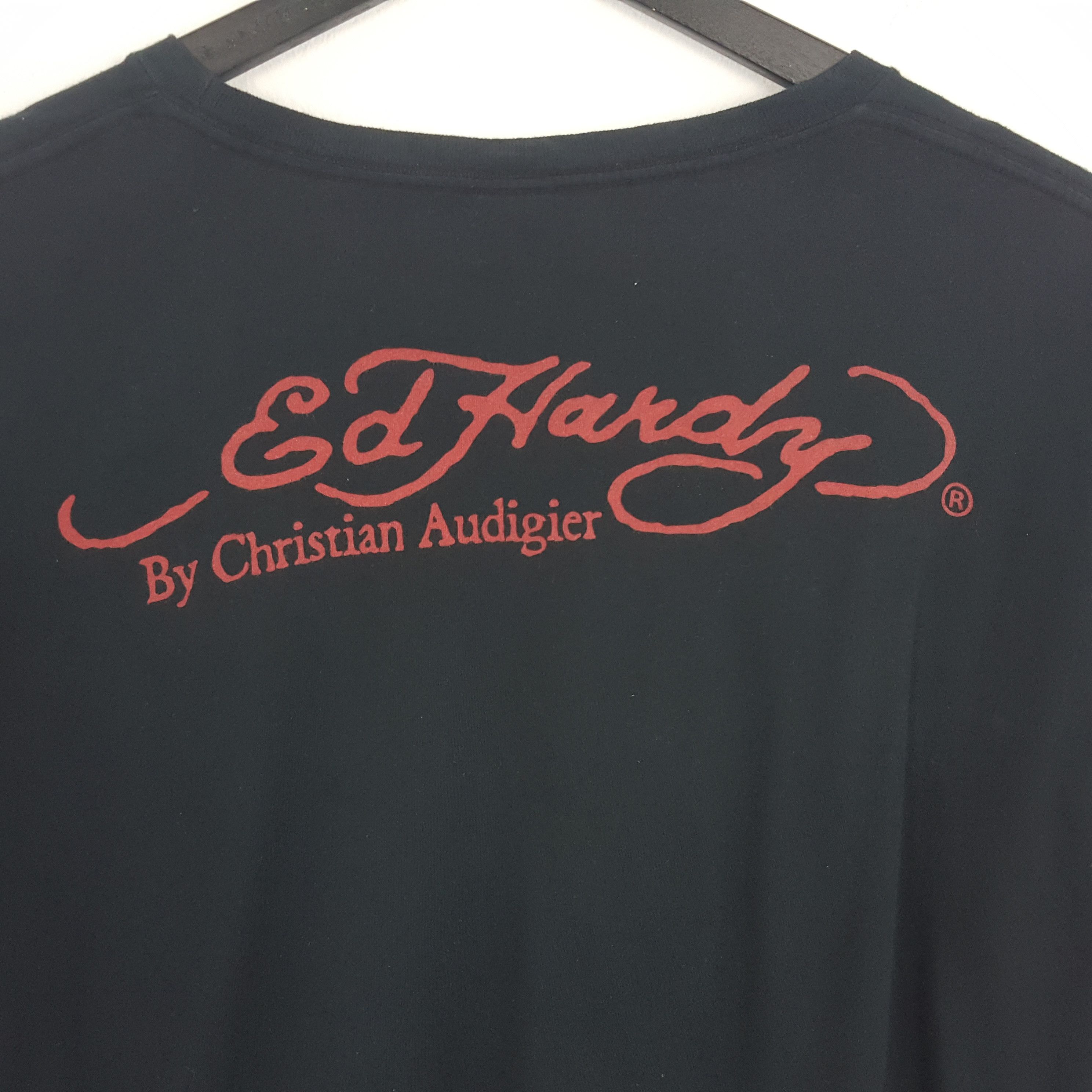 Ed Hardy Ed Hardy Tshirt Streetwear Style Rare Skulls Design dp1 Size US XXL / EU 58 / 5 - 4 Thumbnail