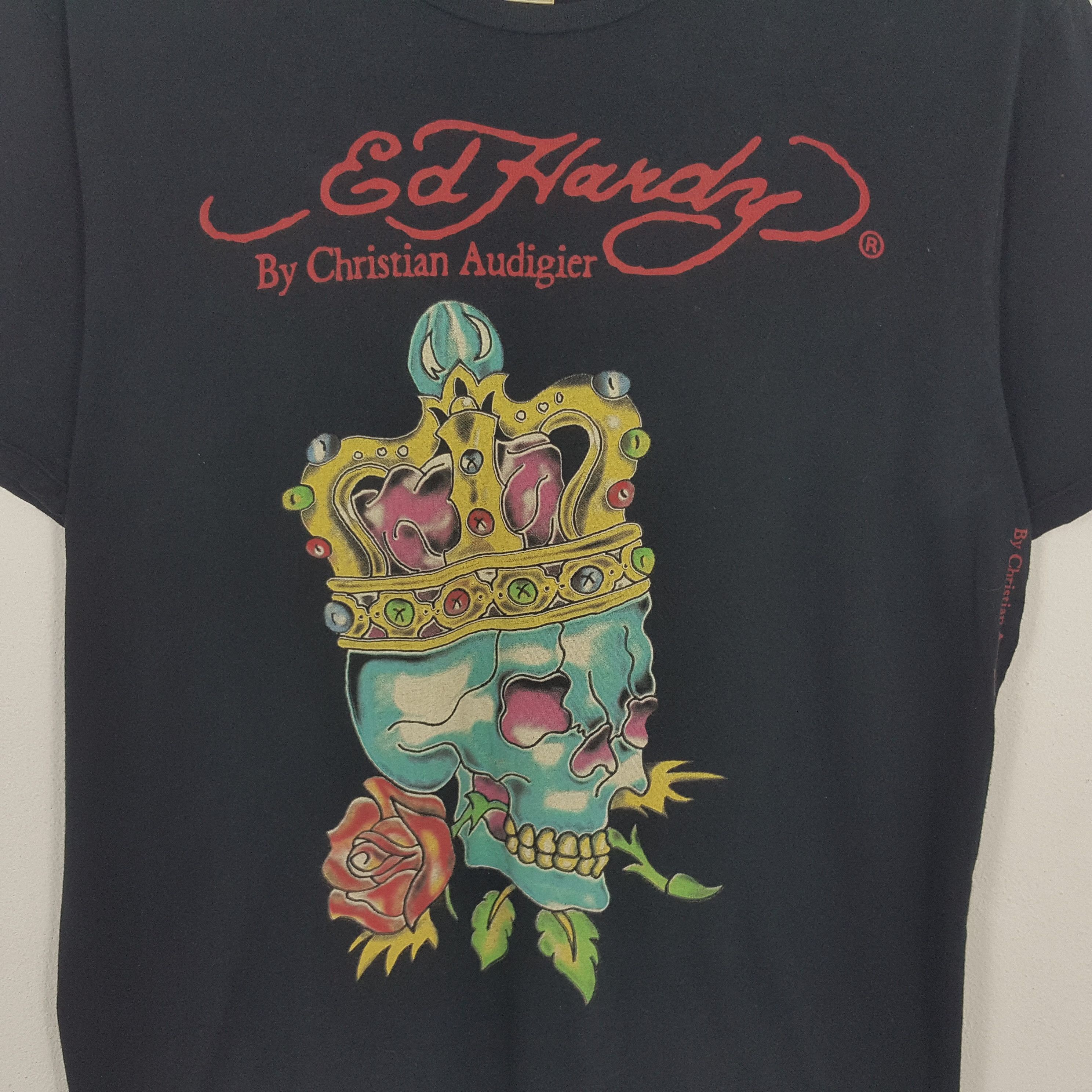 Ed Hardy Ed Hardy Tshirt Streetwear Style Rare Skulls Design dp1 Size US XXL / EU 58 / 5 - 2 Thumbnail