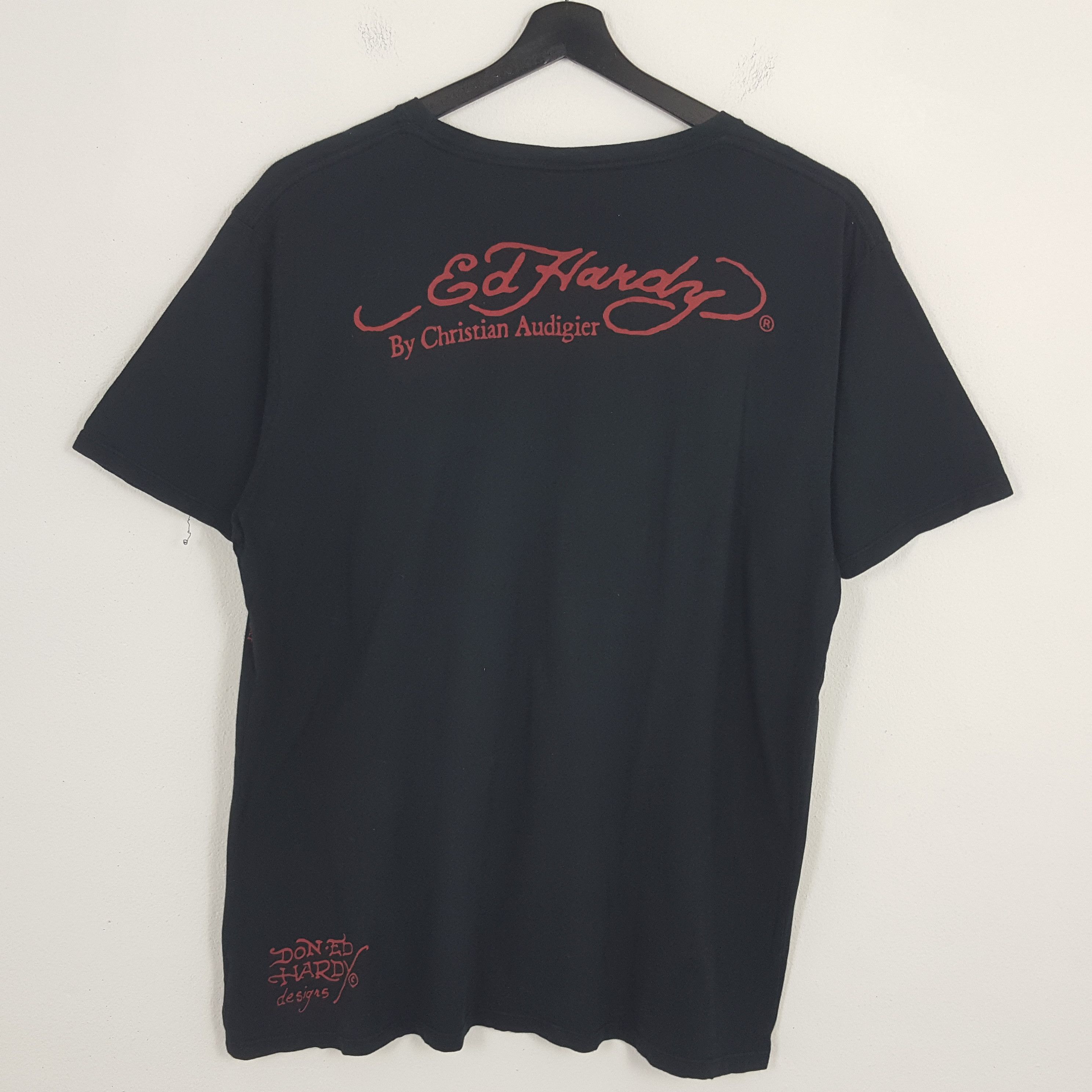 Ed Hardy Ed Hardy Tshirt Streetwear Style Rare Skulls Design dp1 Size US XXL / EU 58 / 5 - 3 Thumbnail
