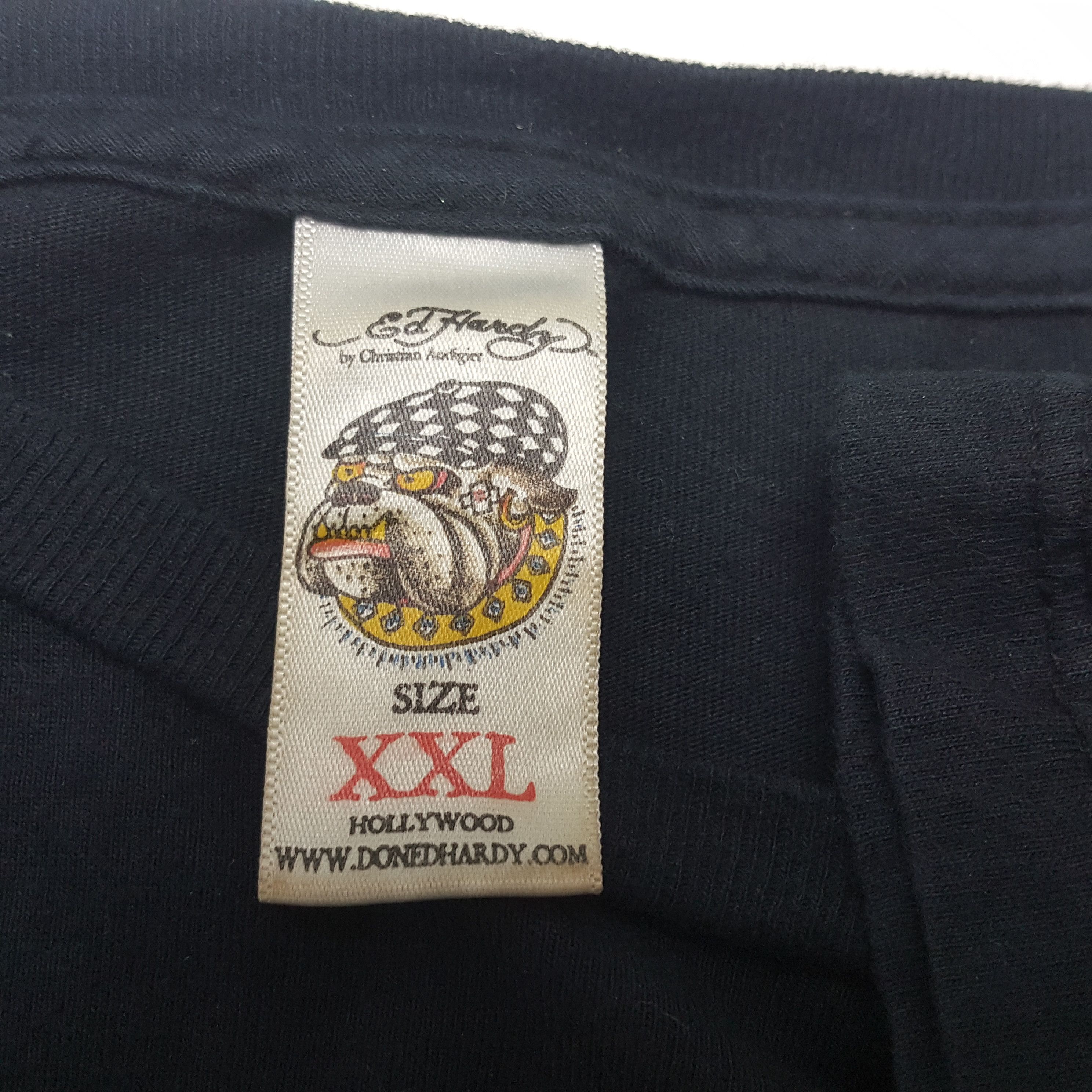 Ed Hardy Ed Hardy Tshirt Streetwear Style Rare Skulls Design dp1 Size US XXL / EU 58 / 5 - 7 Thumbnail
