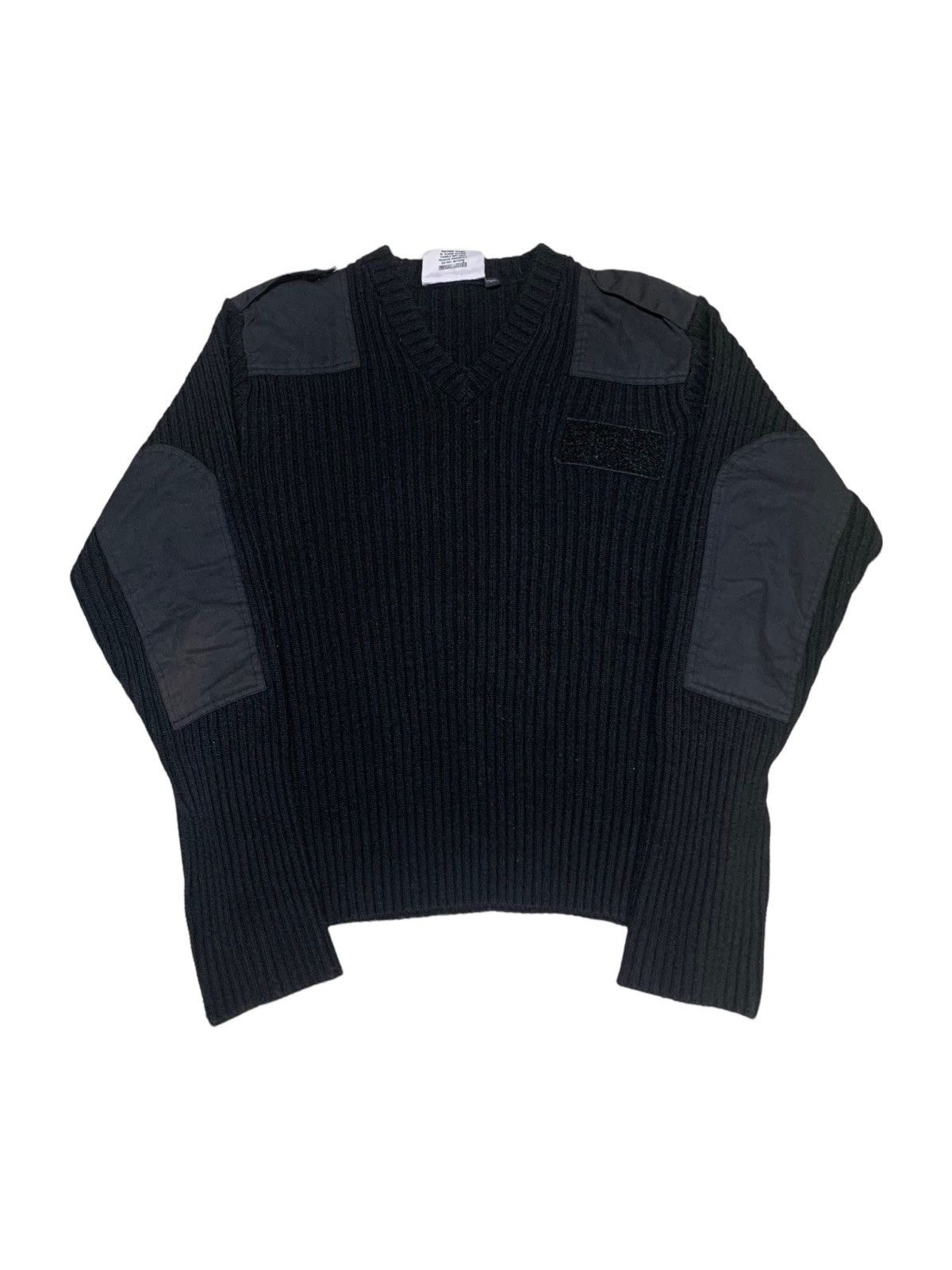 Military Military Black Wool Commando Sweater Grailed