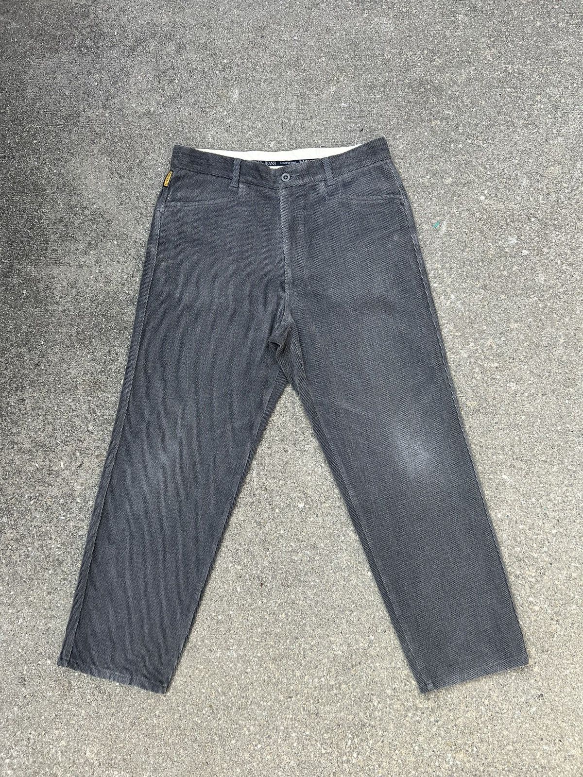 Emporio Armani Vintage 90s Armani Jeans Fade Grey Gabardine