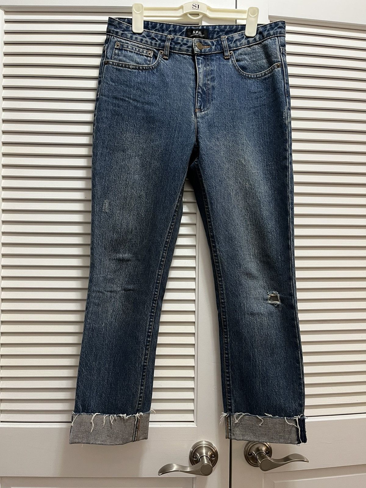 A.P.C. A.P.C. distressed cropped jeans Size US 29 - 1 Preview