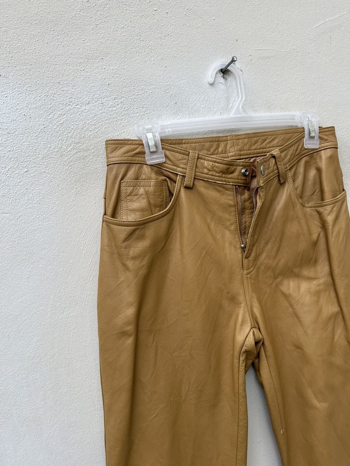 Leather Vintage Loritti Japan Cowhide Leather Pant Size US 29 - 6 Thumbnail