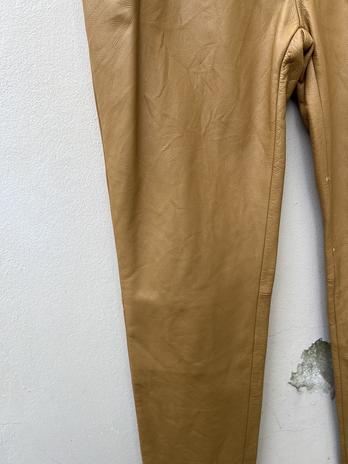 Leather Vintage Loritti Japan Cowhide Leather Pant Size US 29 - 7 Thumbnail