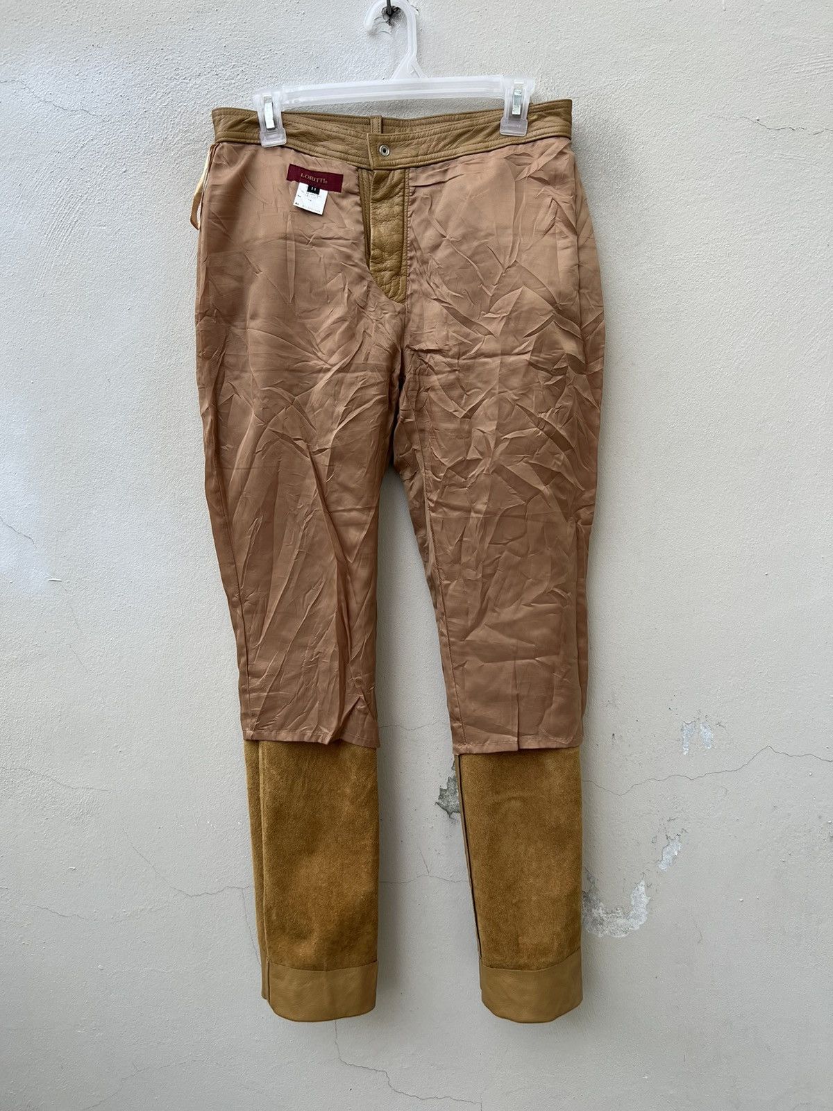 Leather Vintage Loritti Japan Cowhide Leather Pant Size US 29 - 19 Thumbnail