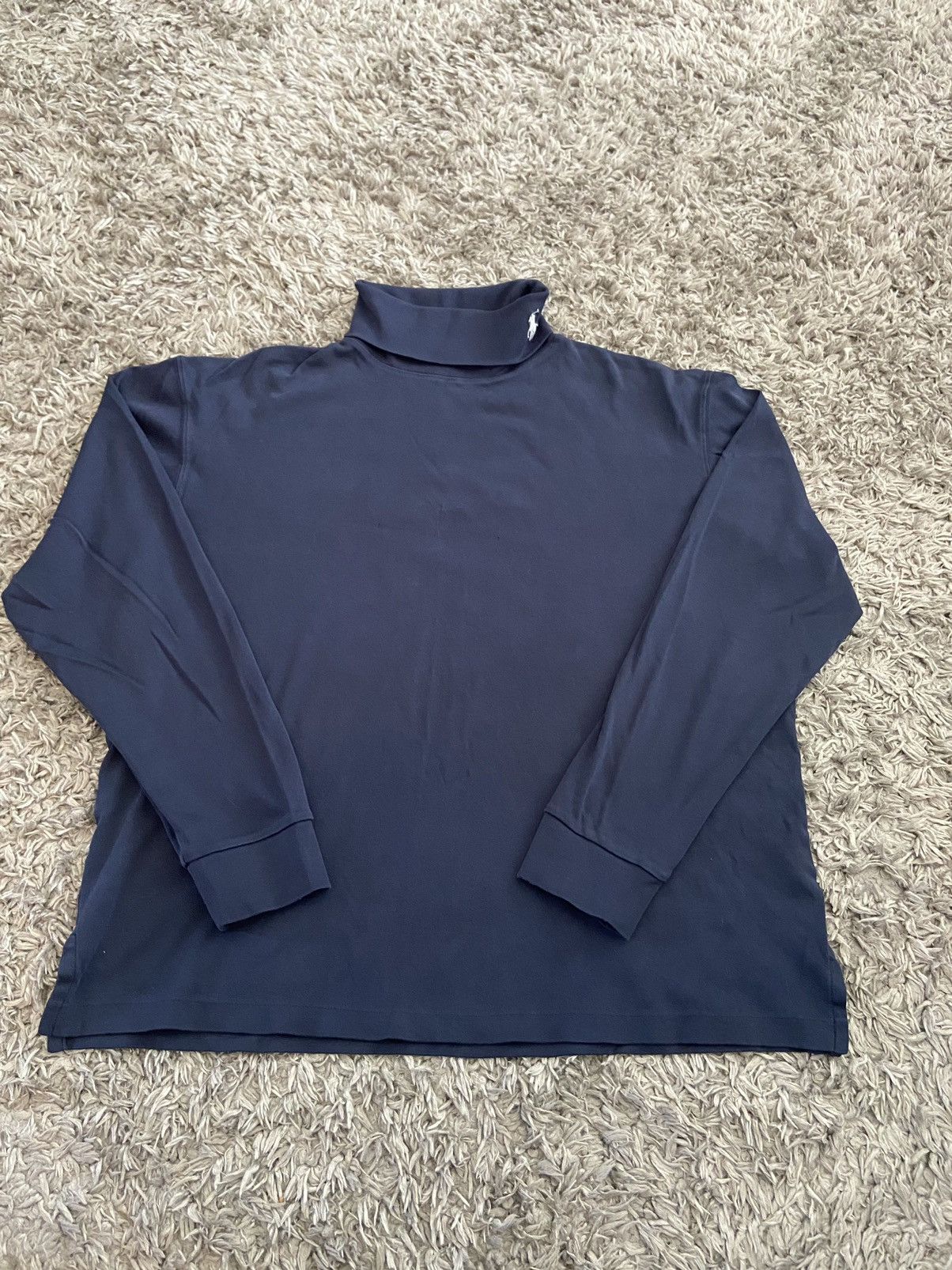 Polo Ralph Lauren Polo Ralph Lauren Navy Turtleneck Size US M / EU 48-50 / 2 - 1 Thumbnail