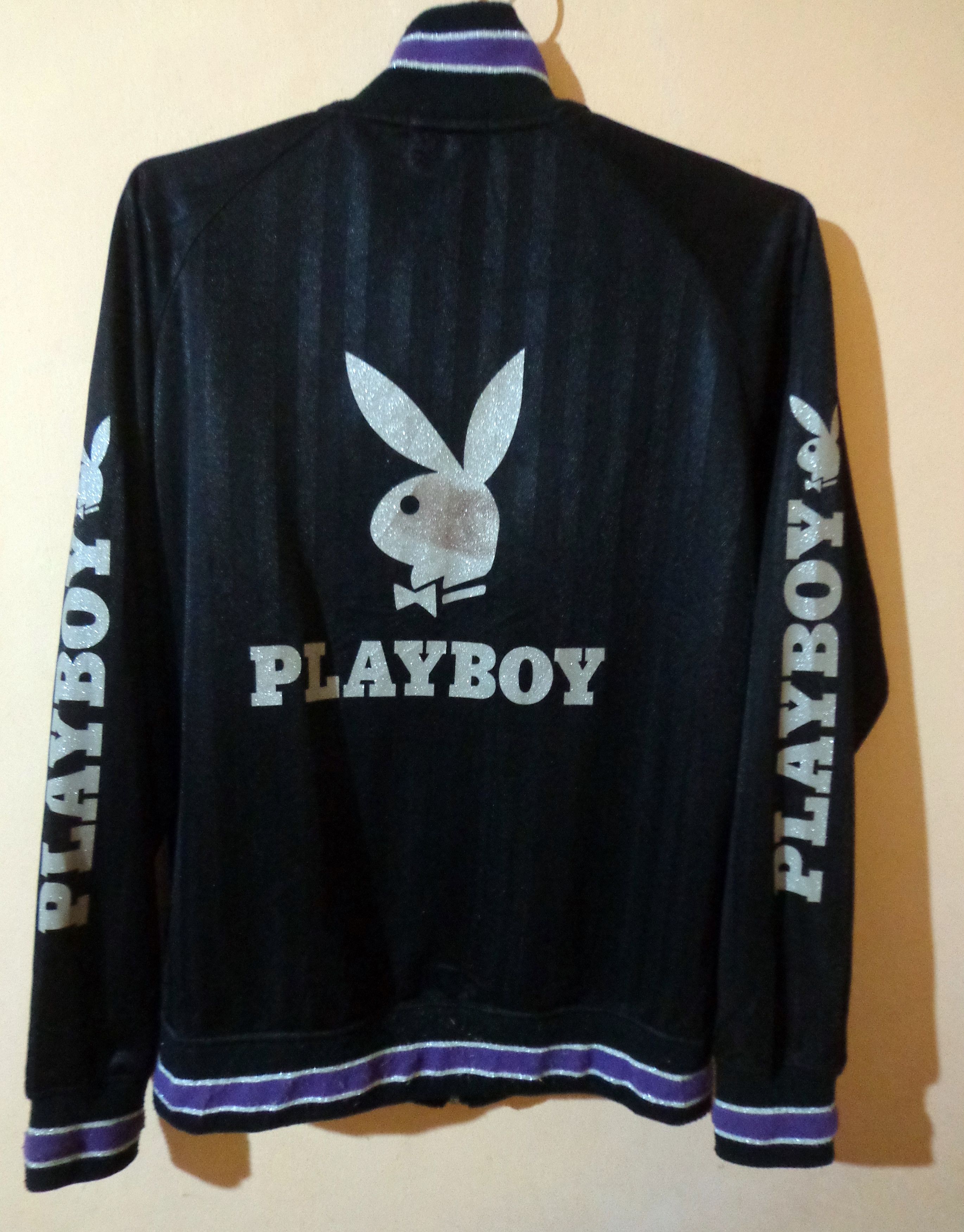 Playboy vintage playboy tracktop big logo spell out Size US XL / EU 56 / 4 - 2 Thumbnail