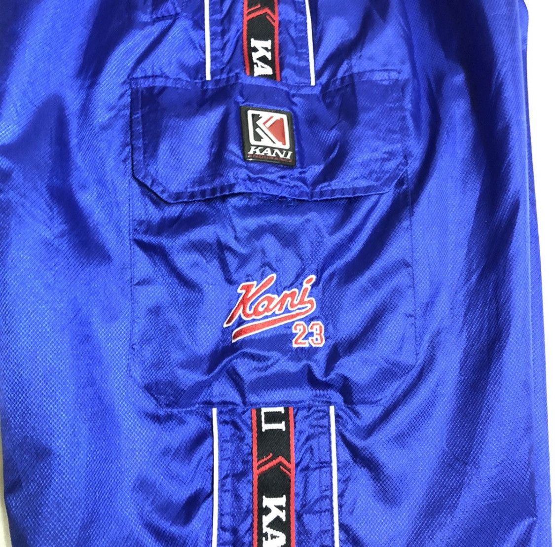Karl Kani × Vintage Vintage Kani Jeans Side Tape Track Pant Size US 31 - 8 Thumbnail