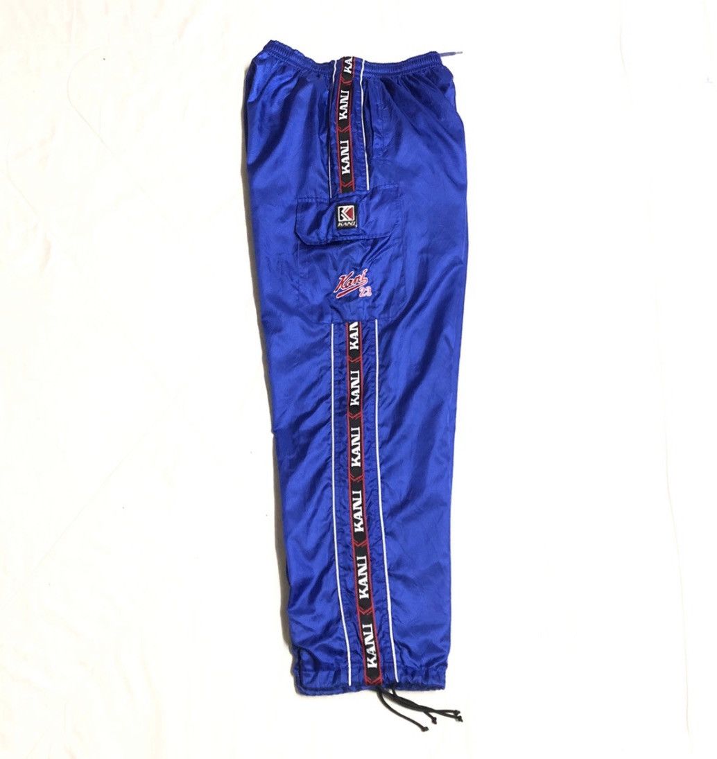 Karl Kani × Vintage Vintage Kani Jeans Side Tape Track Pant Size US 31 - 10 Thumbnail