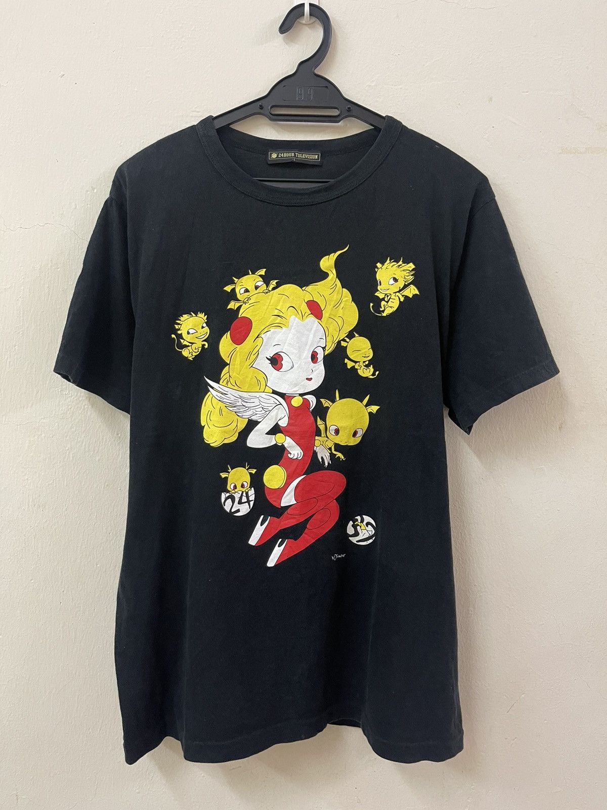 Japanese Brand Vintage 24 Hour Television Takashi Murakami Devil Girl Rare Size US L / EU 52-54 / 3 - 7 Thumbnail