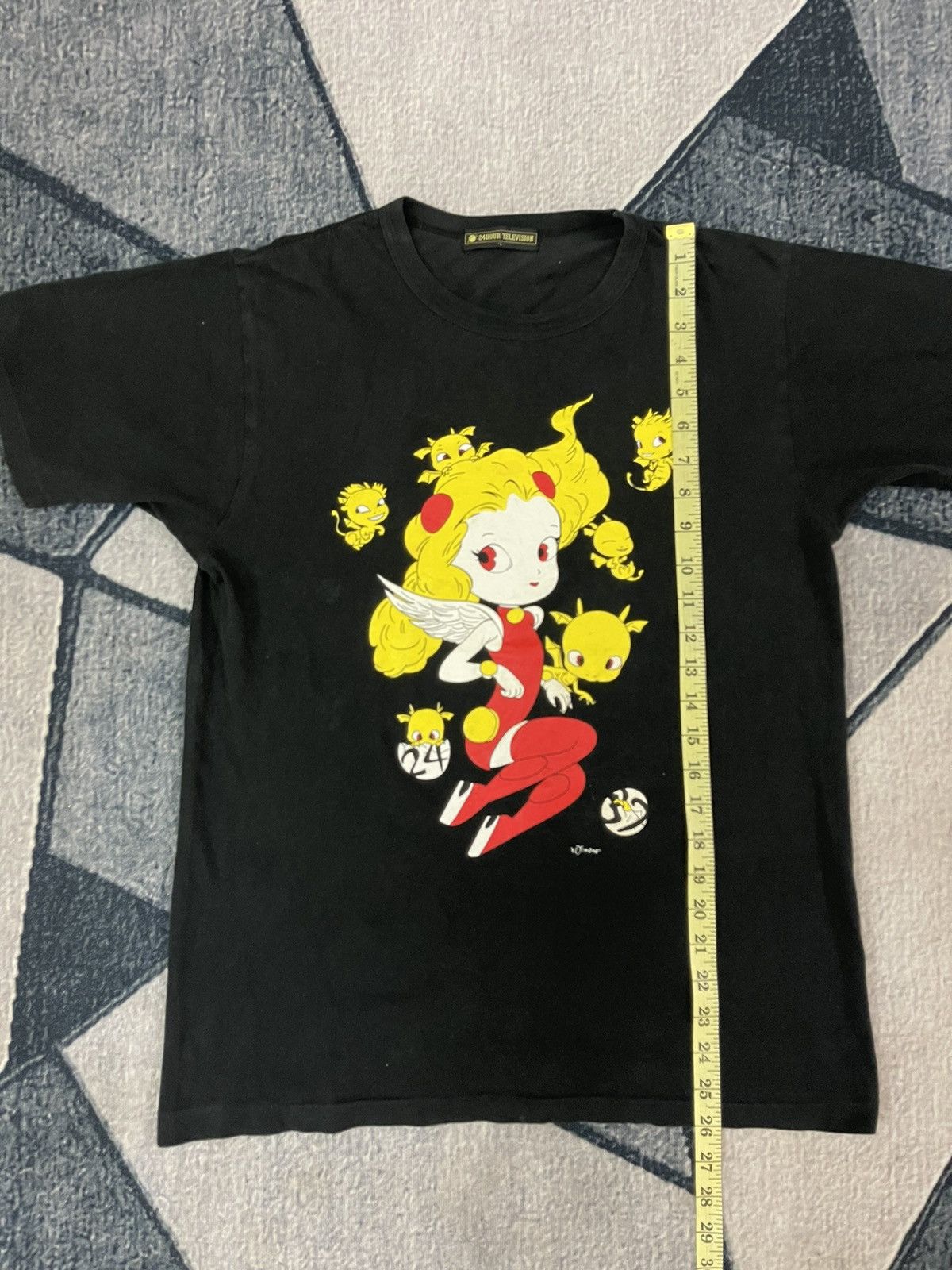 Japanese Brand Vintage 24 Hour Television Takashi Murakami Devil Girl Rare Size US L / EU 52-54 / 3 - 4 Thumbnail