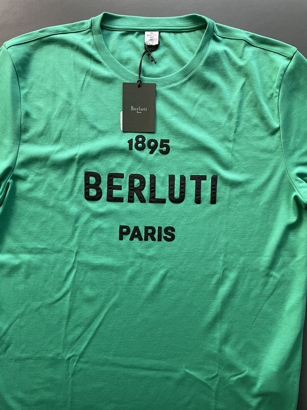 Berluti Rare LimitedEdition Runway Classic Berluti Logo Tee T-shirt Size US L / EU 52-54 / 3 - 3 Thumbnail