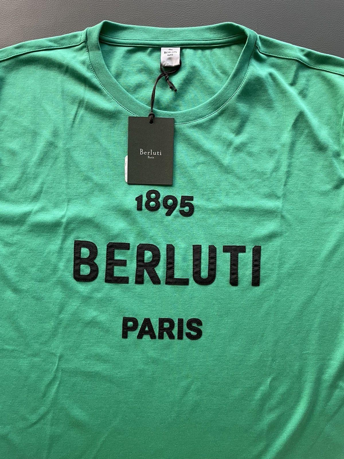 Berluti Rare LimitedEdition Runway Classic Berluti Logo Tee T-shirt Size US L / EU 52-54 / 3 - 12 Thumbnail