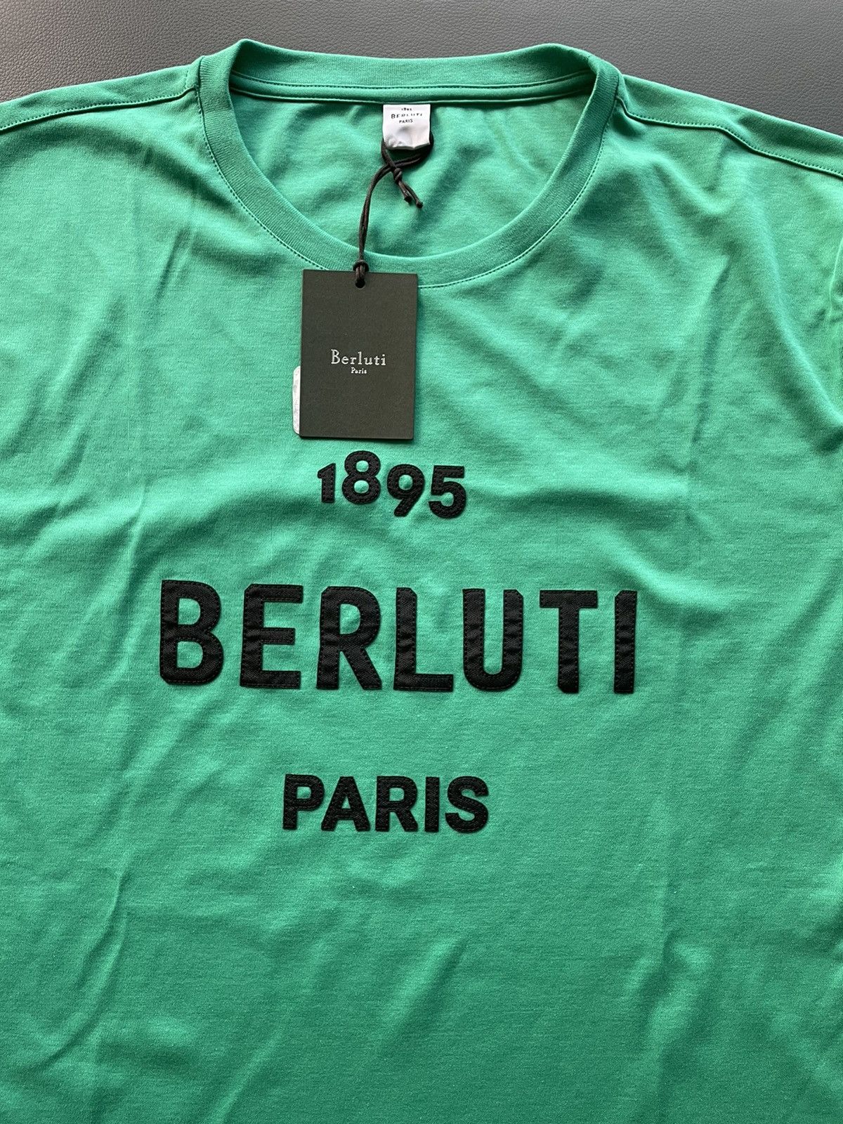 Berluti Rare LimitedEdition Runway Classic Berluti Logo Tee T-shirt Size US L / EU 52-54 / 3 - 4 Thumbnail
