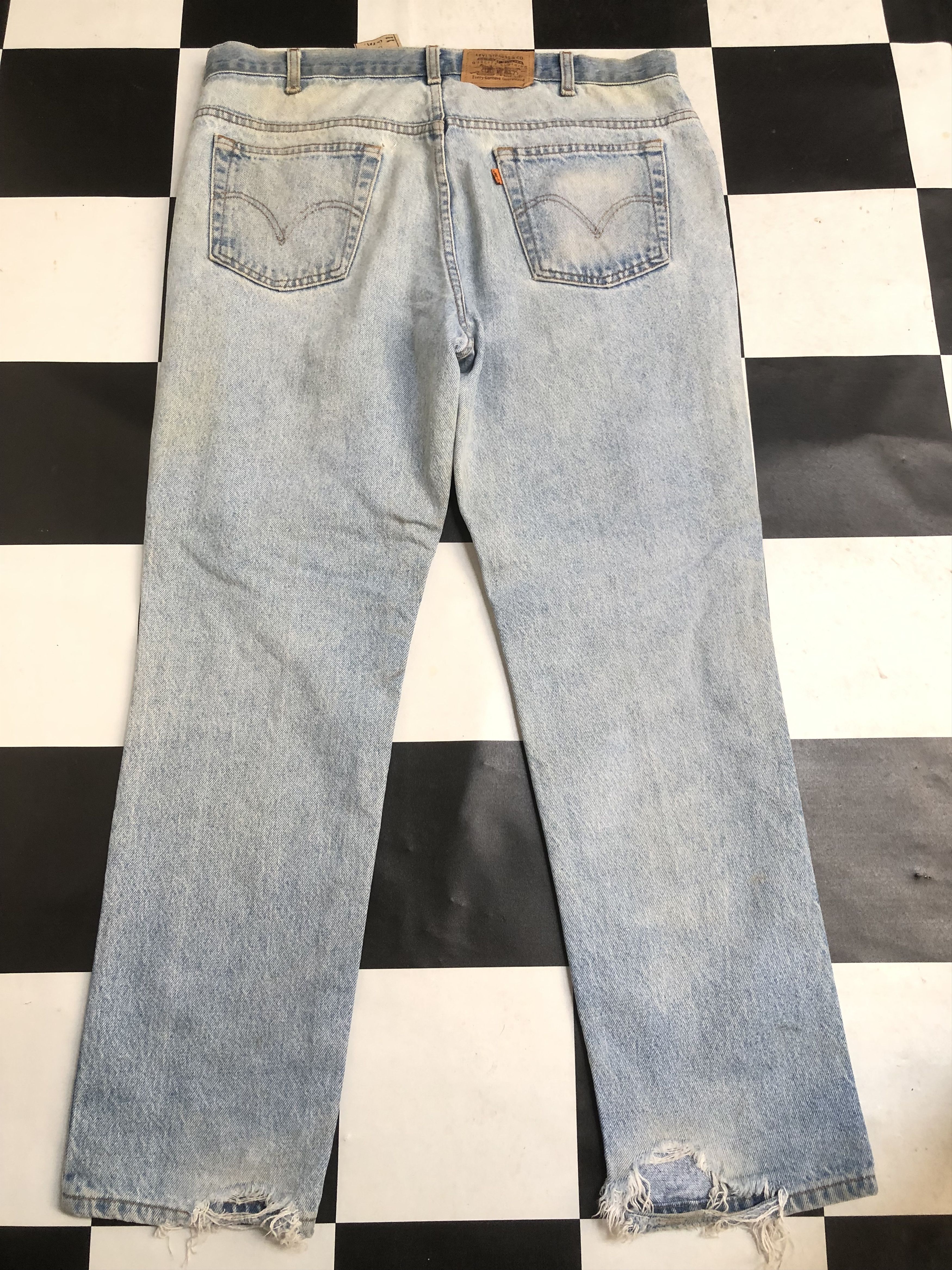 Levi's Vintage Levis 631 Orange Tab Jeans - L587 Size US 38 / EU 54 - 2 Thumbnail