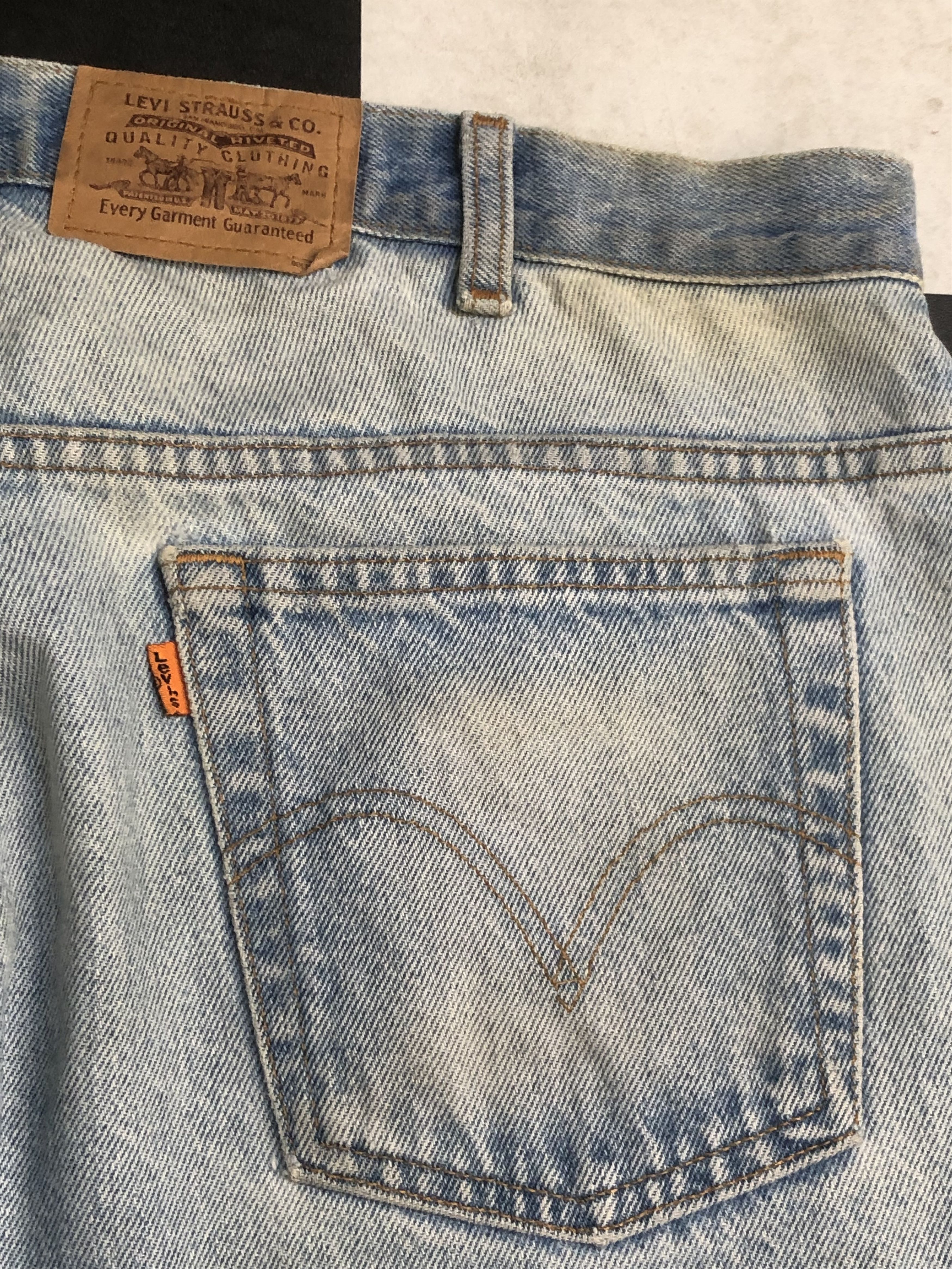 Levi's Vintage Levis 631 Orange Tab Jeans - L587 Size US 38 / EU 54 - 7 Thumbnail