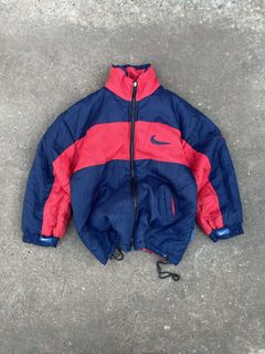 Vintage Rare Nike Court Windbreaker Reversible Jacket Full Zip