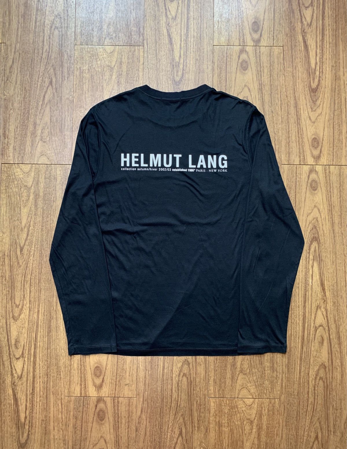 Helmut Lang Archive AW 2002 Longsleeve tee | Grailed