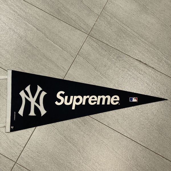 Supreme Supreme x 47 Brand New York Yankees Pennant Flag | Grailed