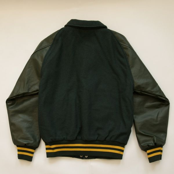 Vintage Vintage Green Varsity jacket | Grailed