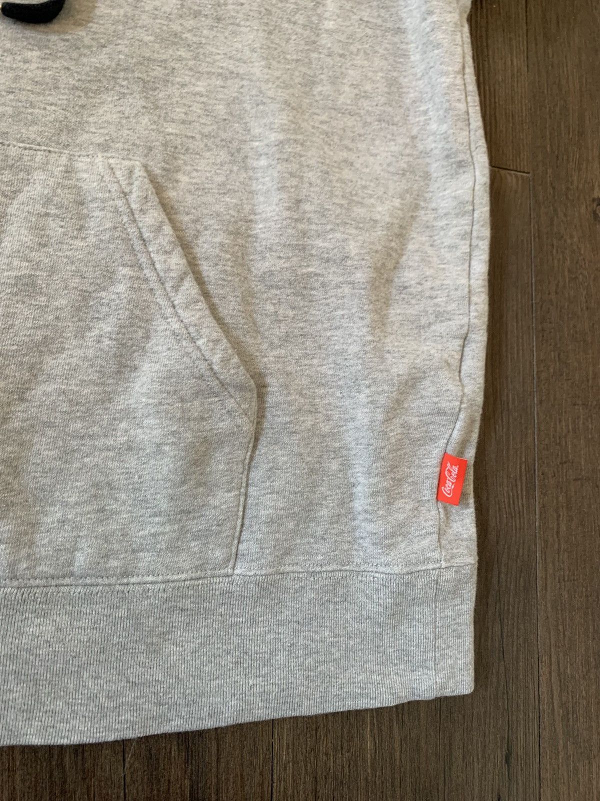 Coca Cola × Joyrich JOYRICH x Coca-Cola Heathered Gray Hoodie w/ thumb hole Size US M / EU 48-50 / 2 - 6 Thumbnail