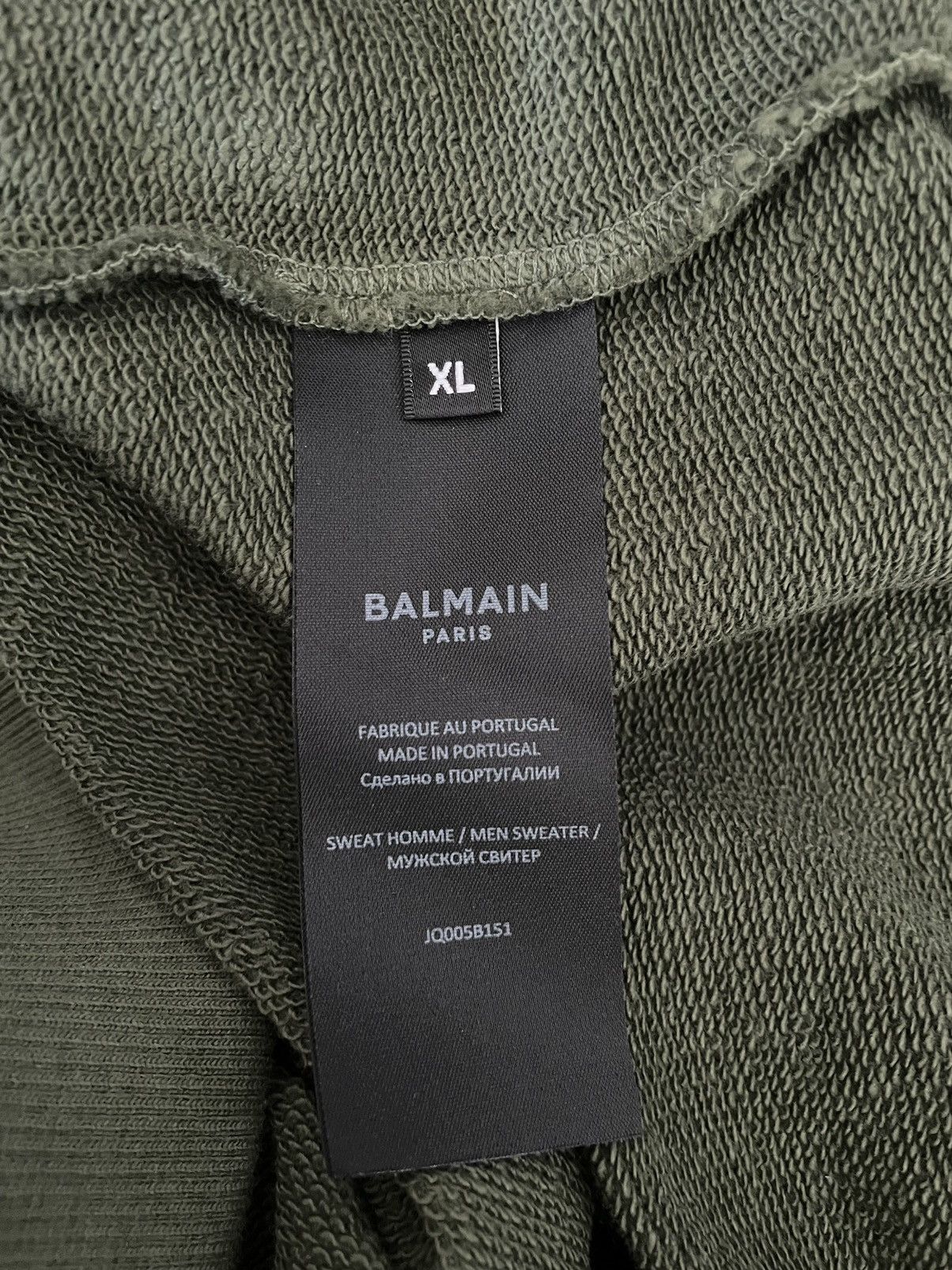 Balmain × Pierre Balmain Brand NEW Super Runway Balmain Crewneck Sweatshirt Size US L / EU 52-54 / 3 - 6 Thumbnail