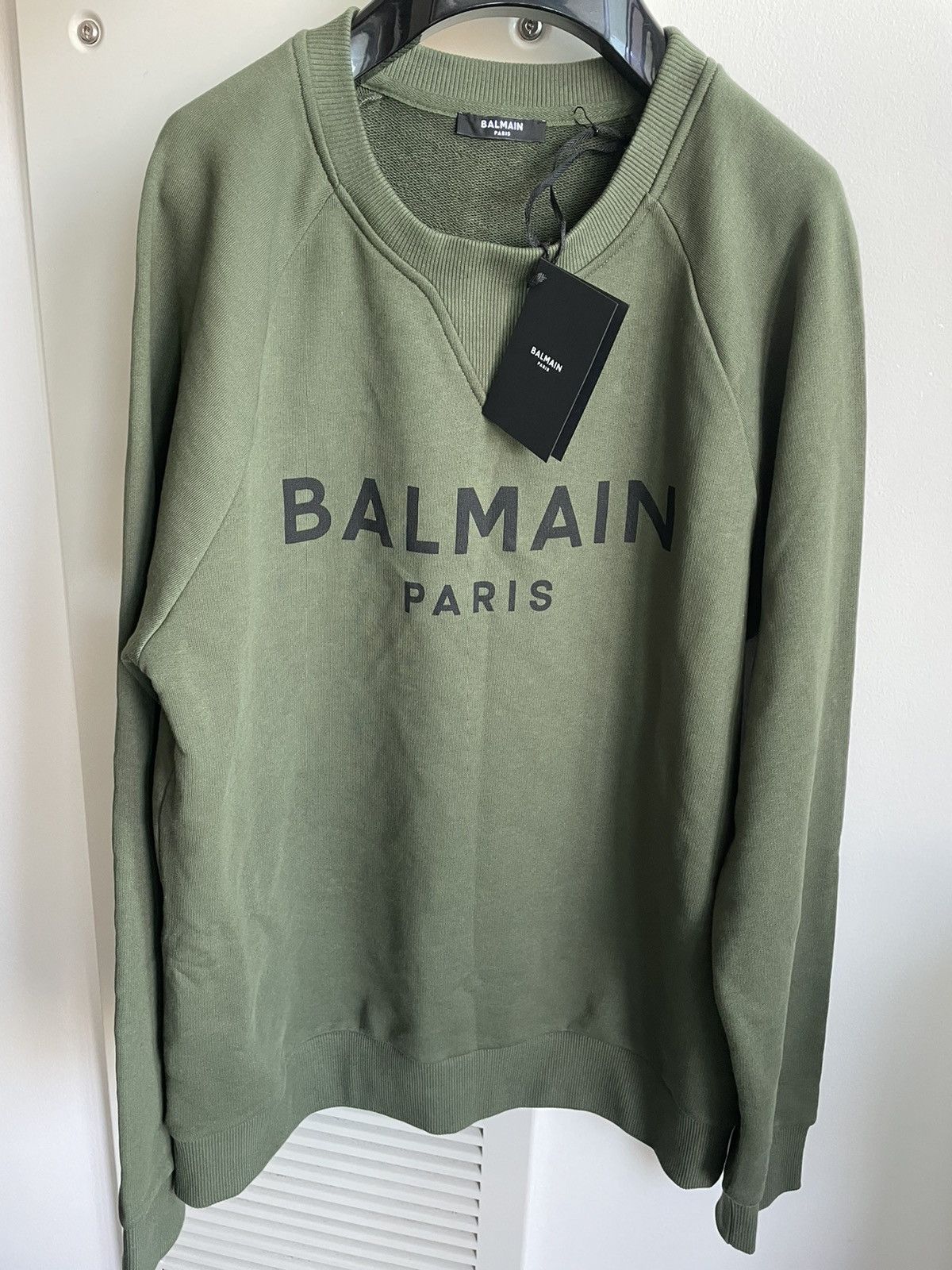 Balmain × Pierre Balmain Brand NEW Super Runway Balmain Crewneck Sweatshirt Size US L / EU 52-54 / 3 - 2 Thumbnail
