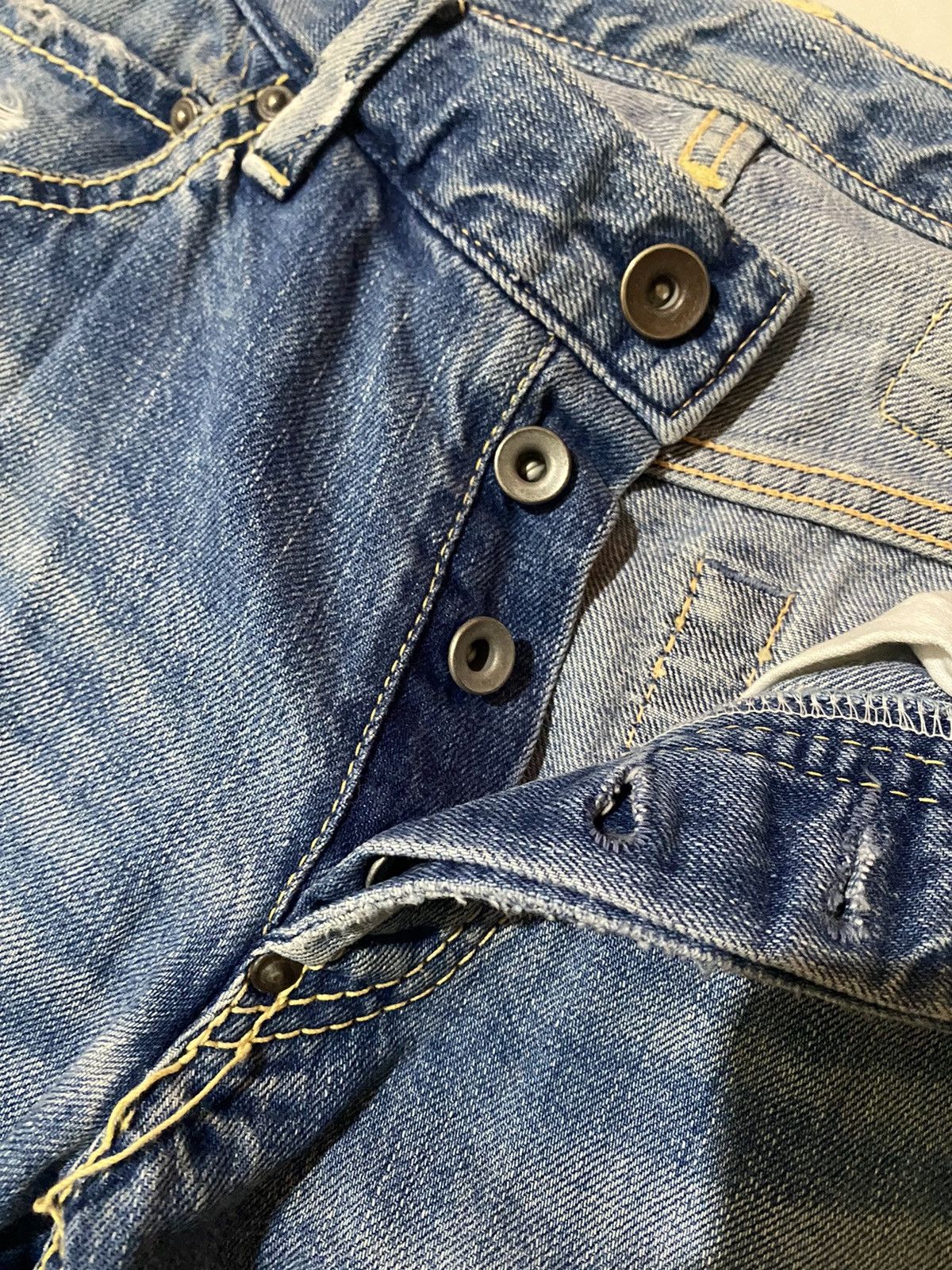 Kapital Vintage Journal Standard Painted Denim Size US 30 / EU 46 - 7 Thumbnail