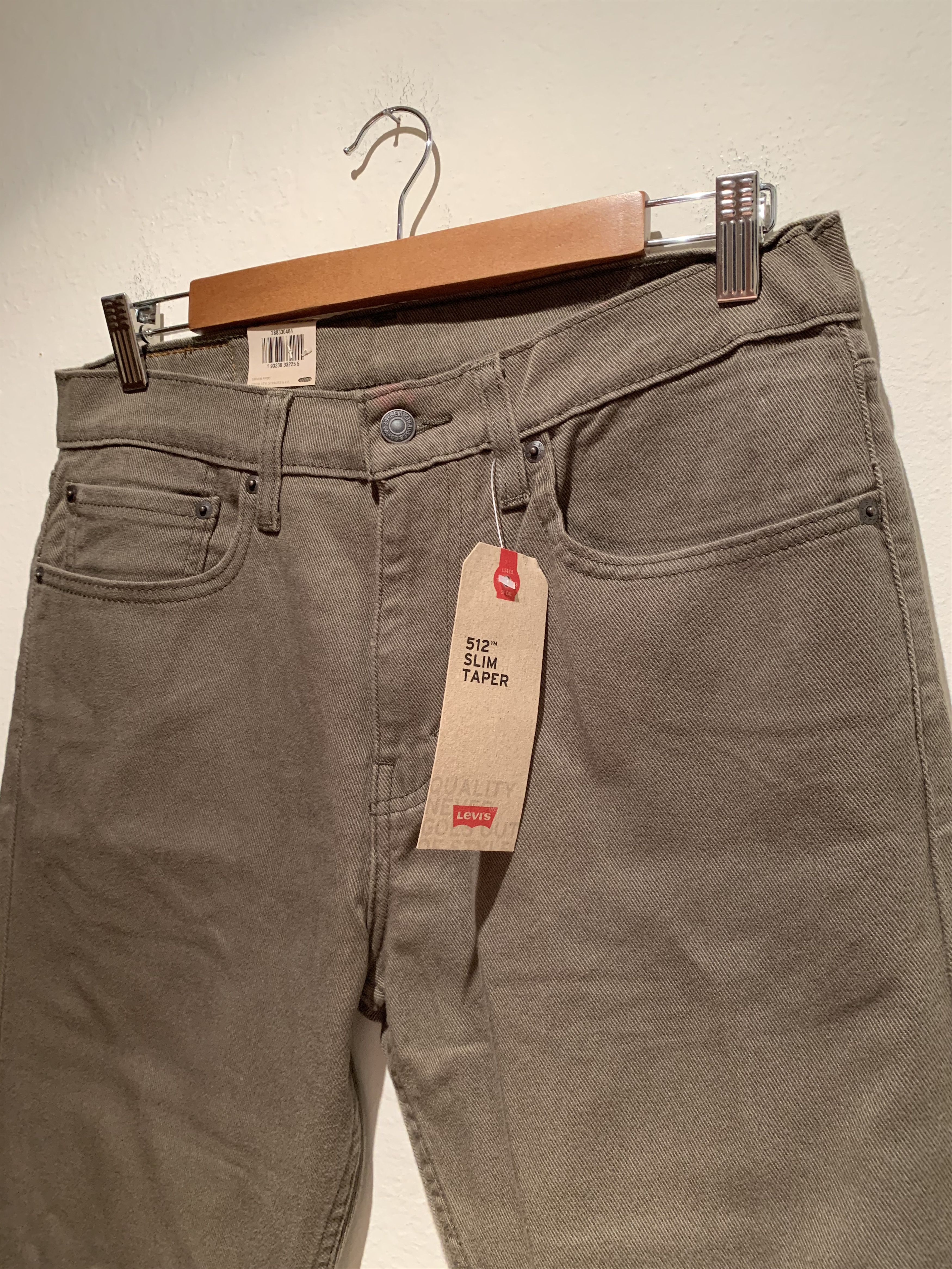Designer × Levi's × Levi's Vintage Clothing *RARE* New Levi’s 512 Slim Taper White Tab Denim Jeans Size US 32 / EU 48 - 2 Thumbnail