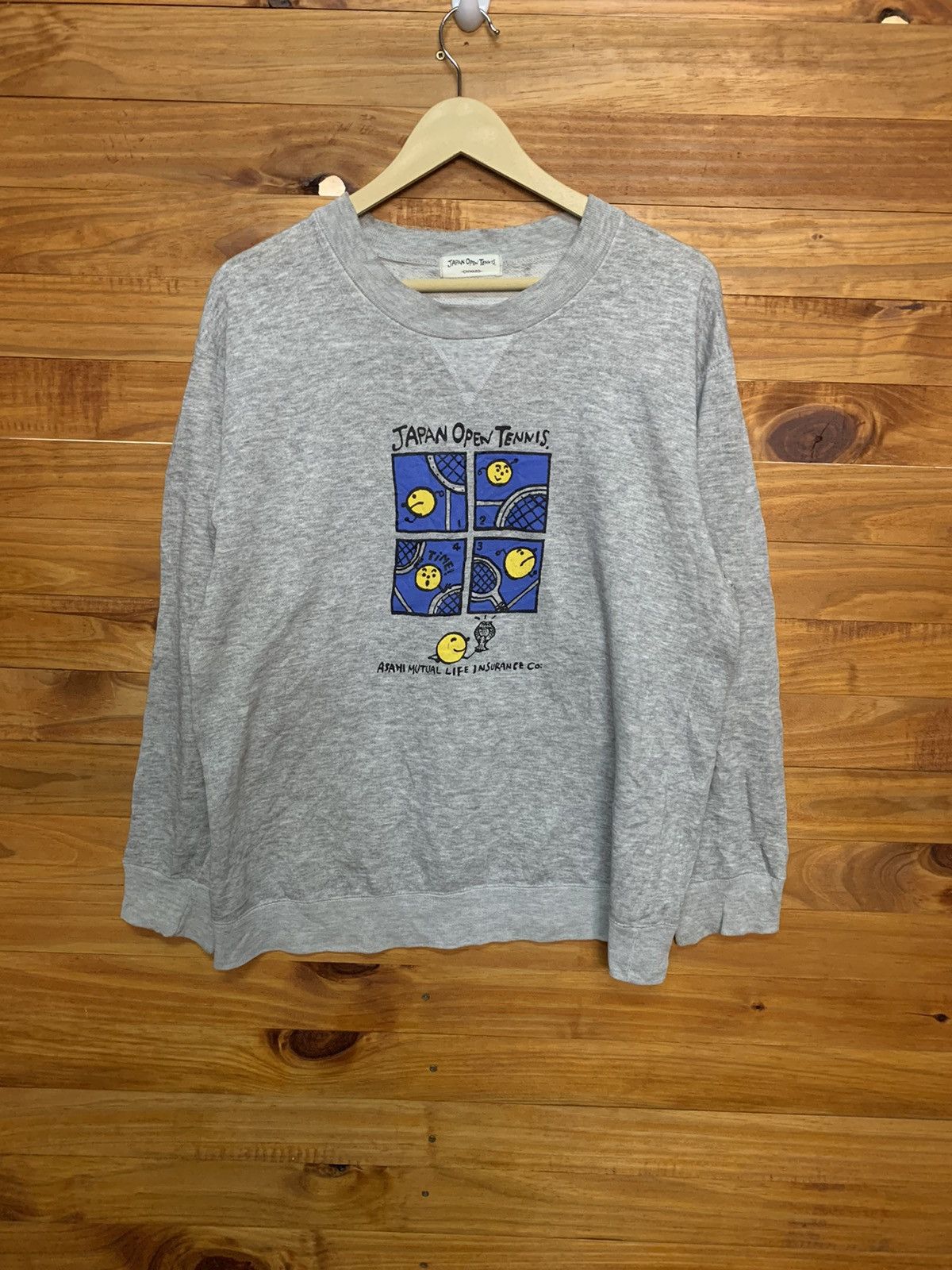 Vintage Vintage 80s Disstressed Japan Open Tennis Challenge Size US L / EU 52-54 / 3 - 1 Thumbnail