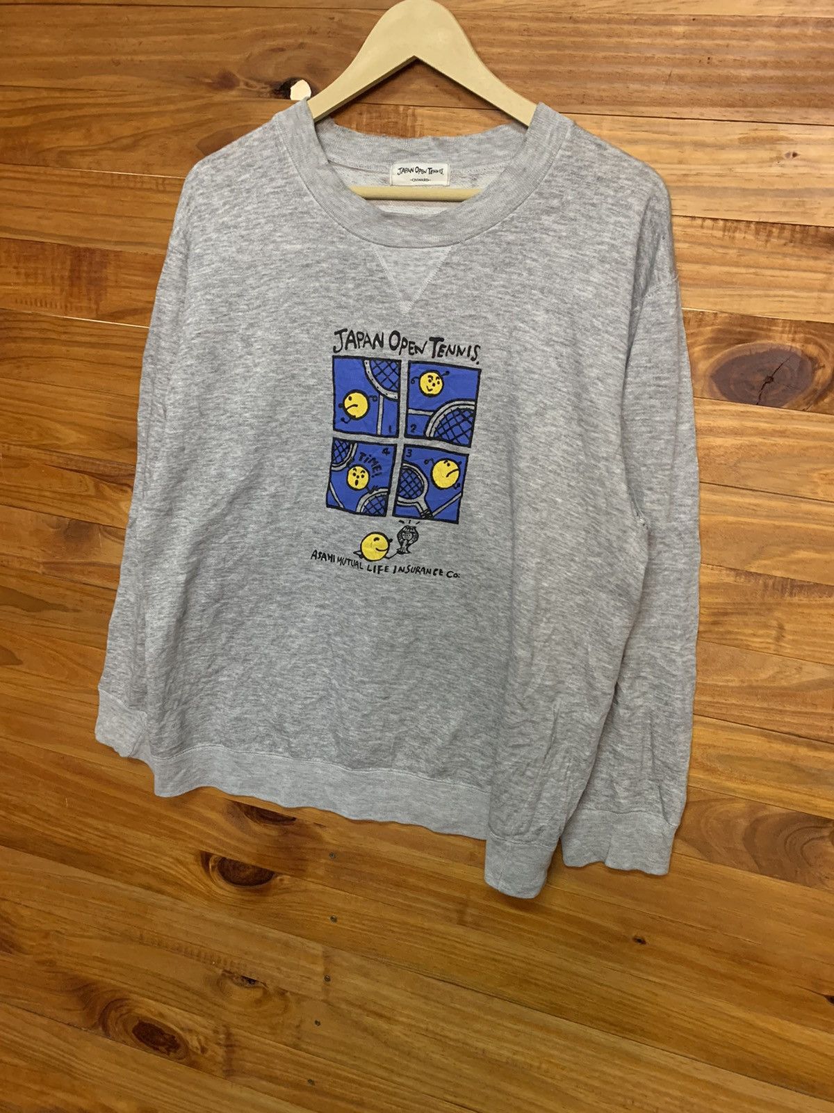 Vintage Vintage 80s Disstressed Japan Open Tennis Challenge Size US L / EU 52-54 / 3 - 3 Thumbnail