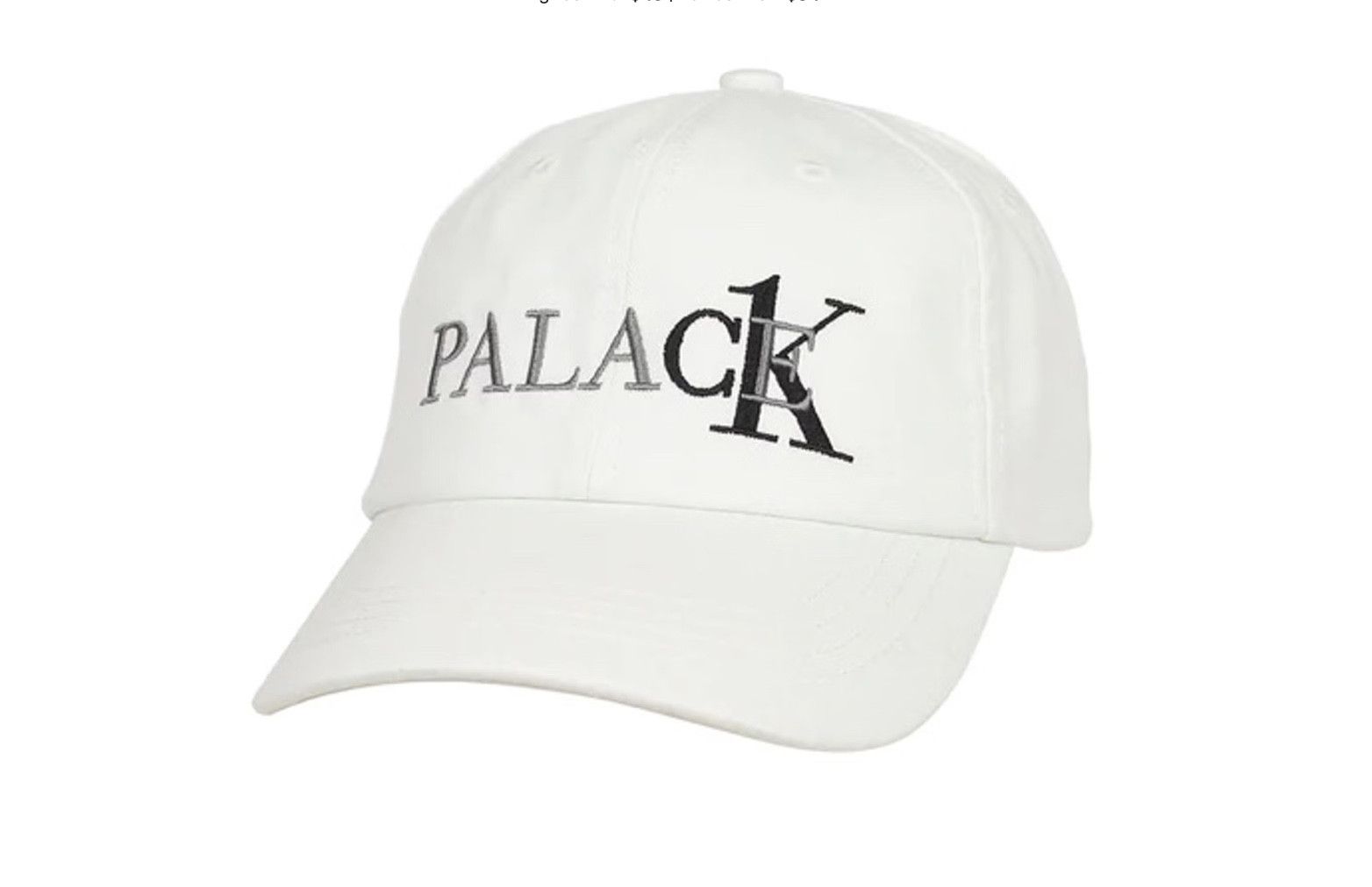 Calvin Klein × Palace Palace Calvin Klein CK1 6 panel white | Grailed