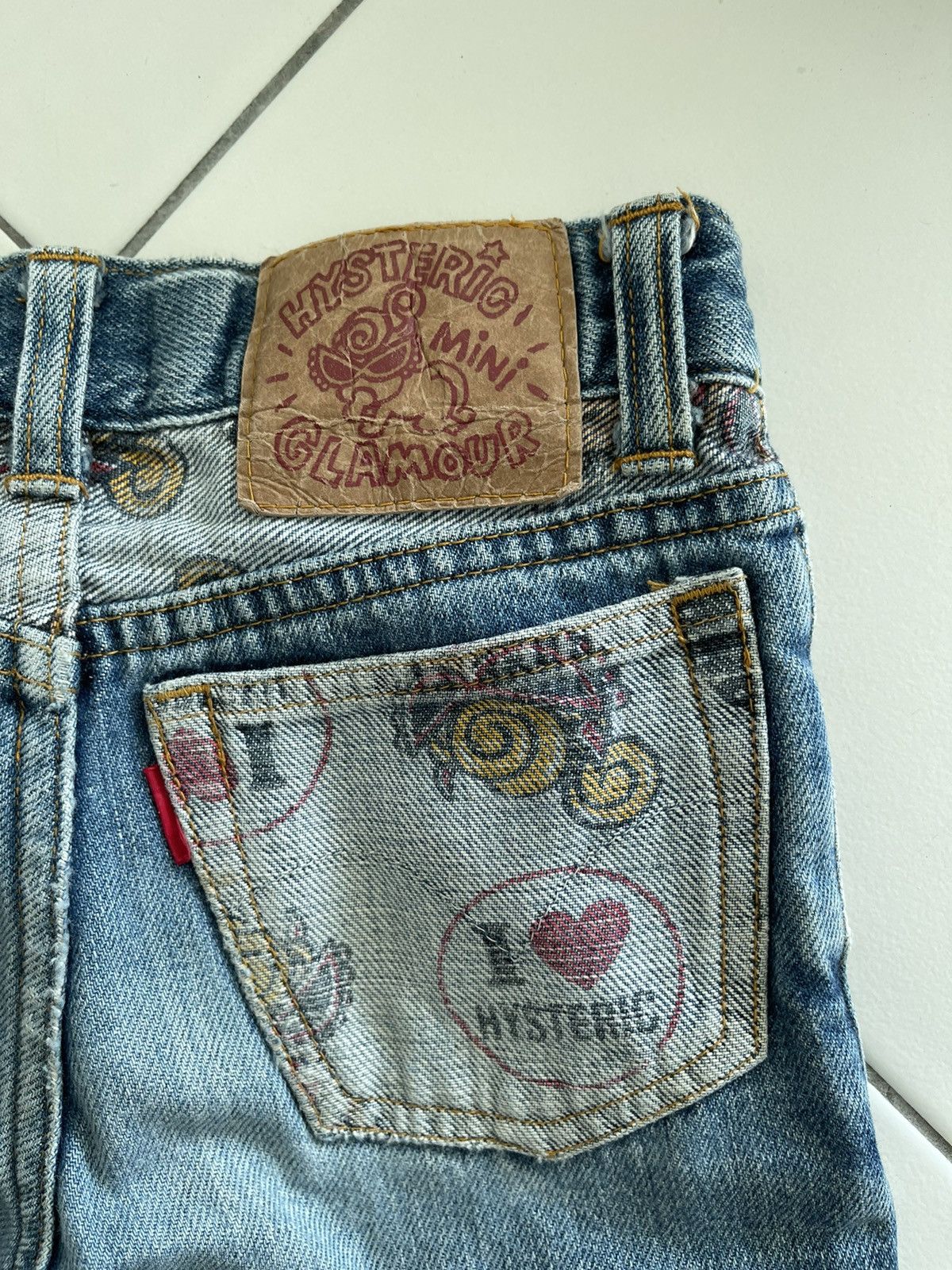 Hysteric Glamour × Vintage VINTAGE HYSTERIC GLAMOUR KIDS JEANS Size US 26 / EU 42 - 3 Thumbnail