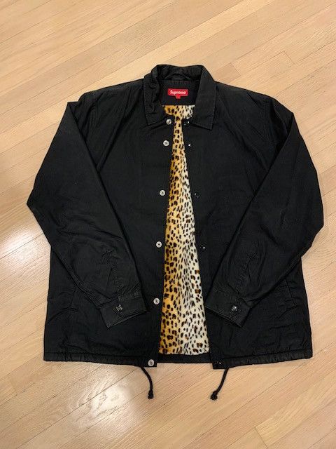 Supreme Supreme FW 2010 Leopard Lined Coach Jacket | Grailed