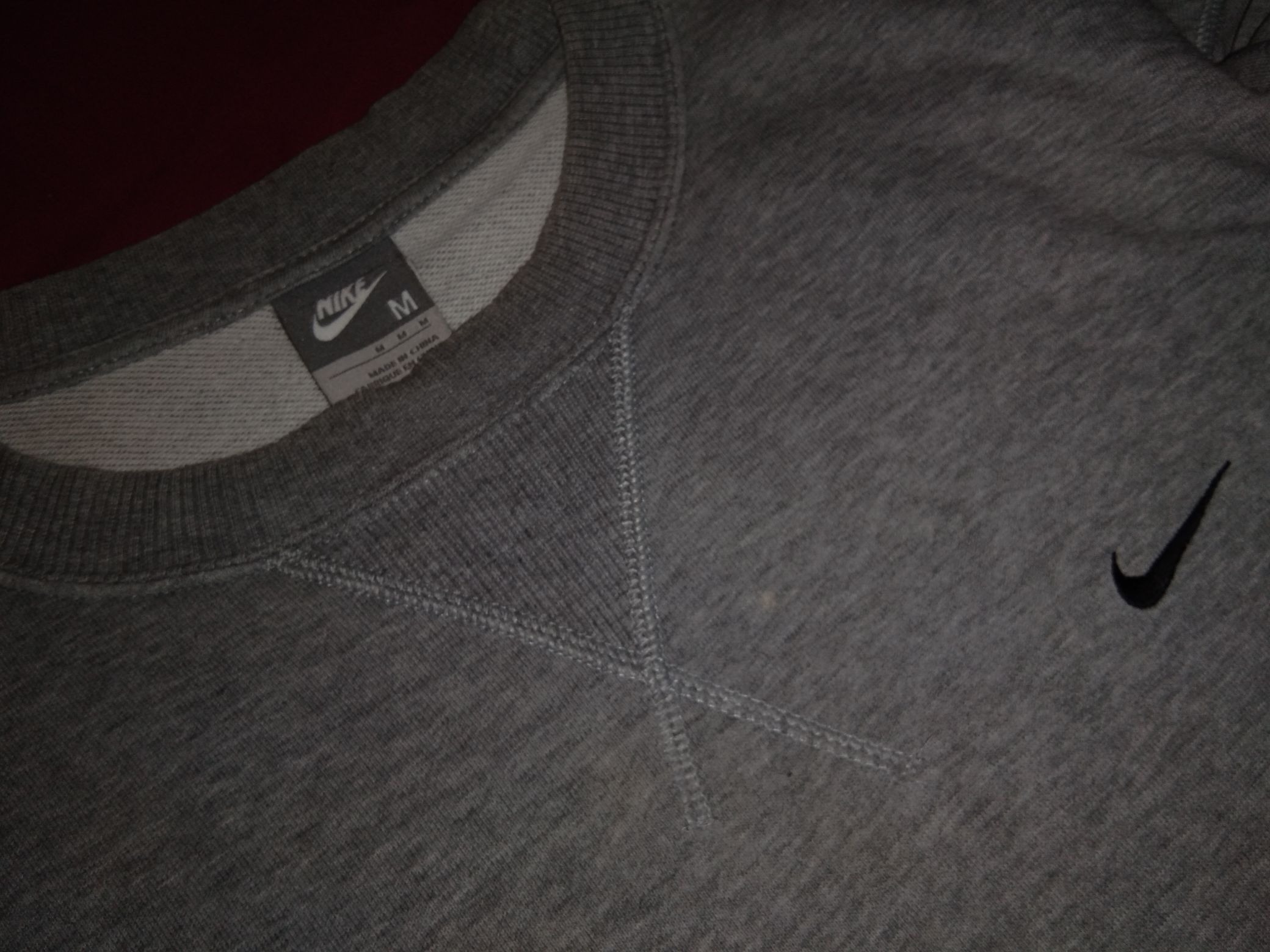 Nike VTG 2000s Nike Crewneck sweatshirt embroidered Swoosh Size US M / EU 48-50 / 2 - 1 Thumbnail