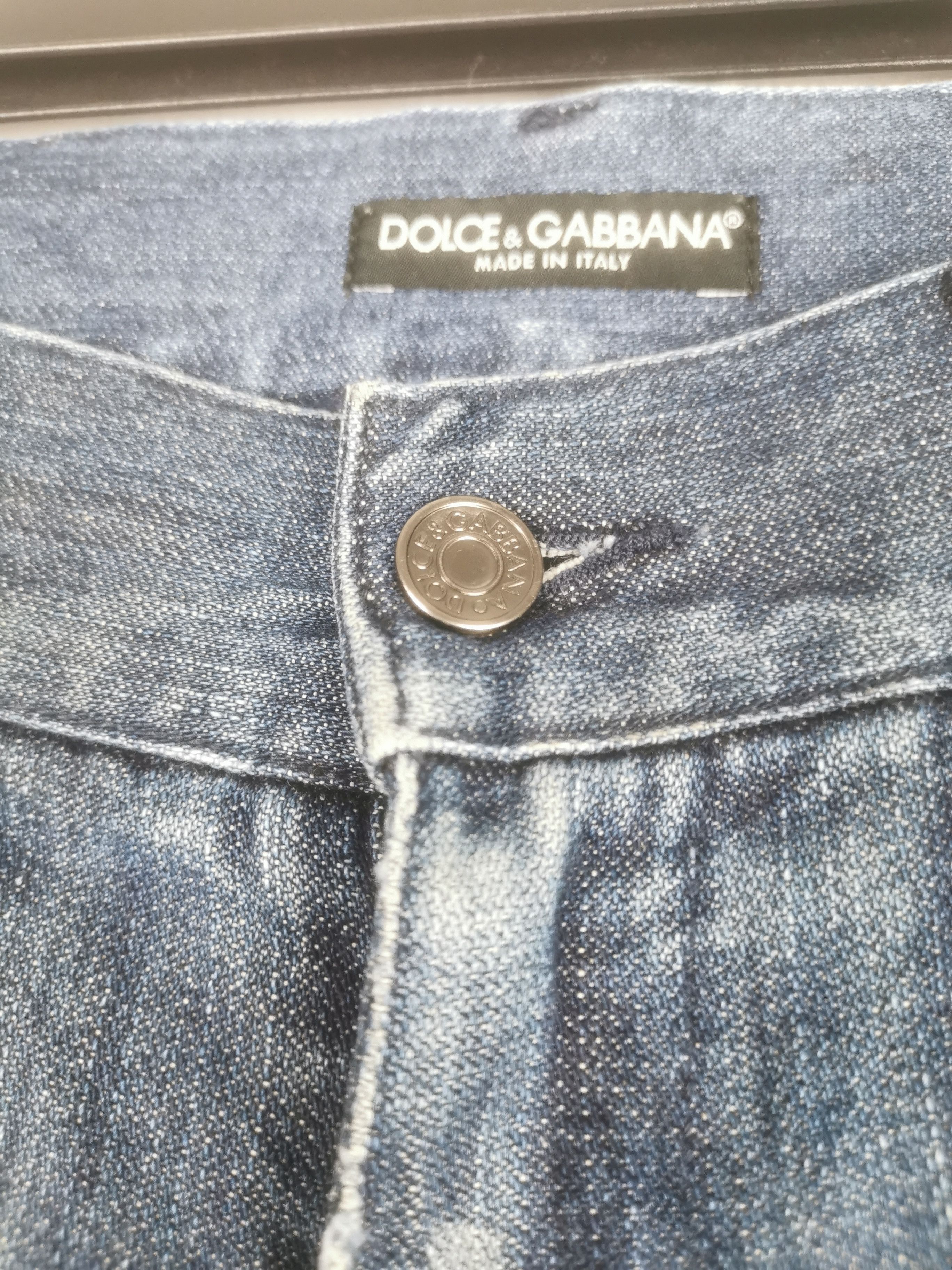 Designer × Dolce & Gabbana Dolce & Gabbana Distressed Denim Jean Size 33 Size US 33 - 8 Thumbnail
