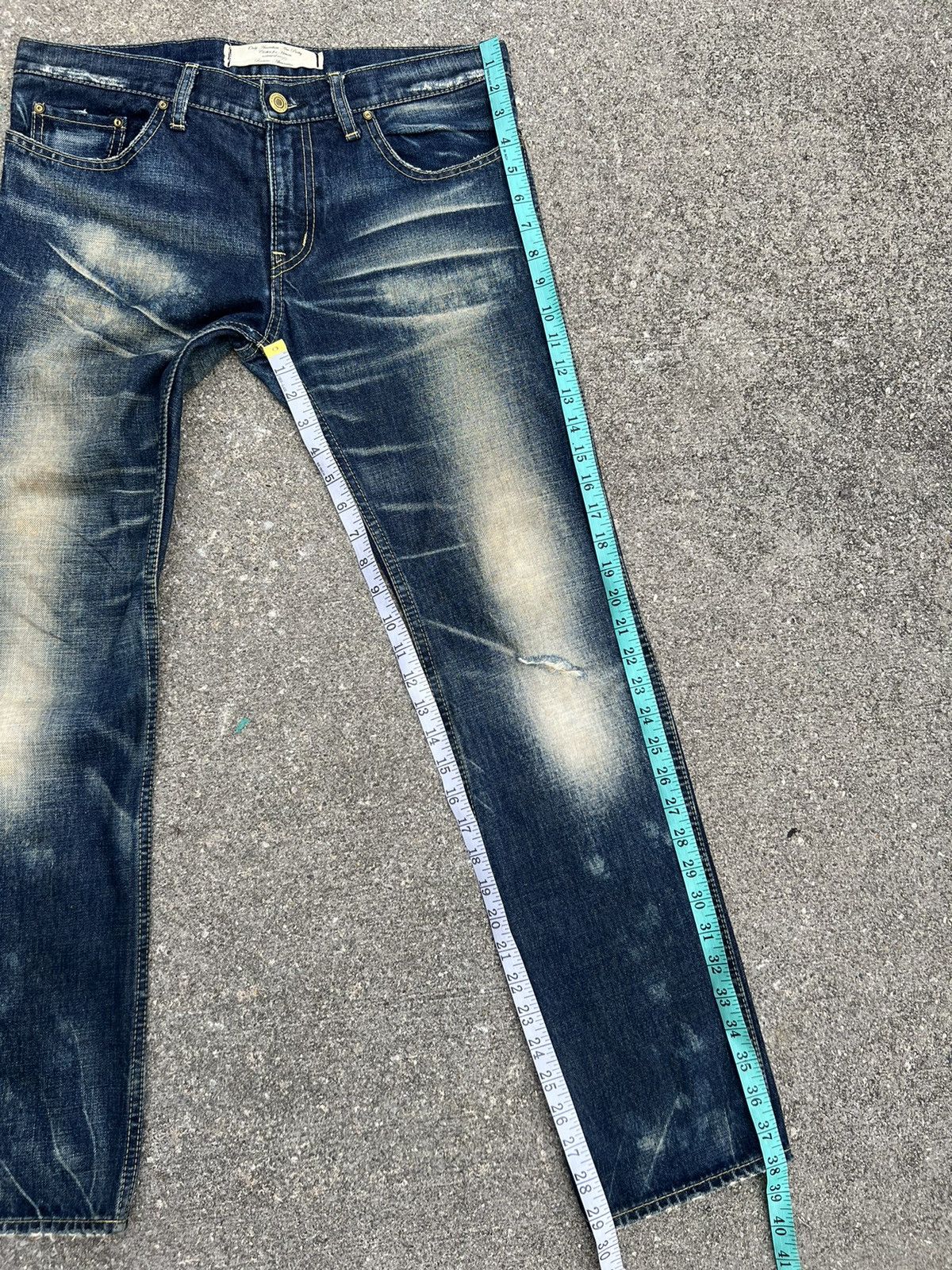 Vintage RNA "Only Anarchists Are Pretty Clothes For Heroes” Denim Size US 31 - 3 Thumbnail