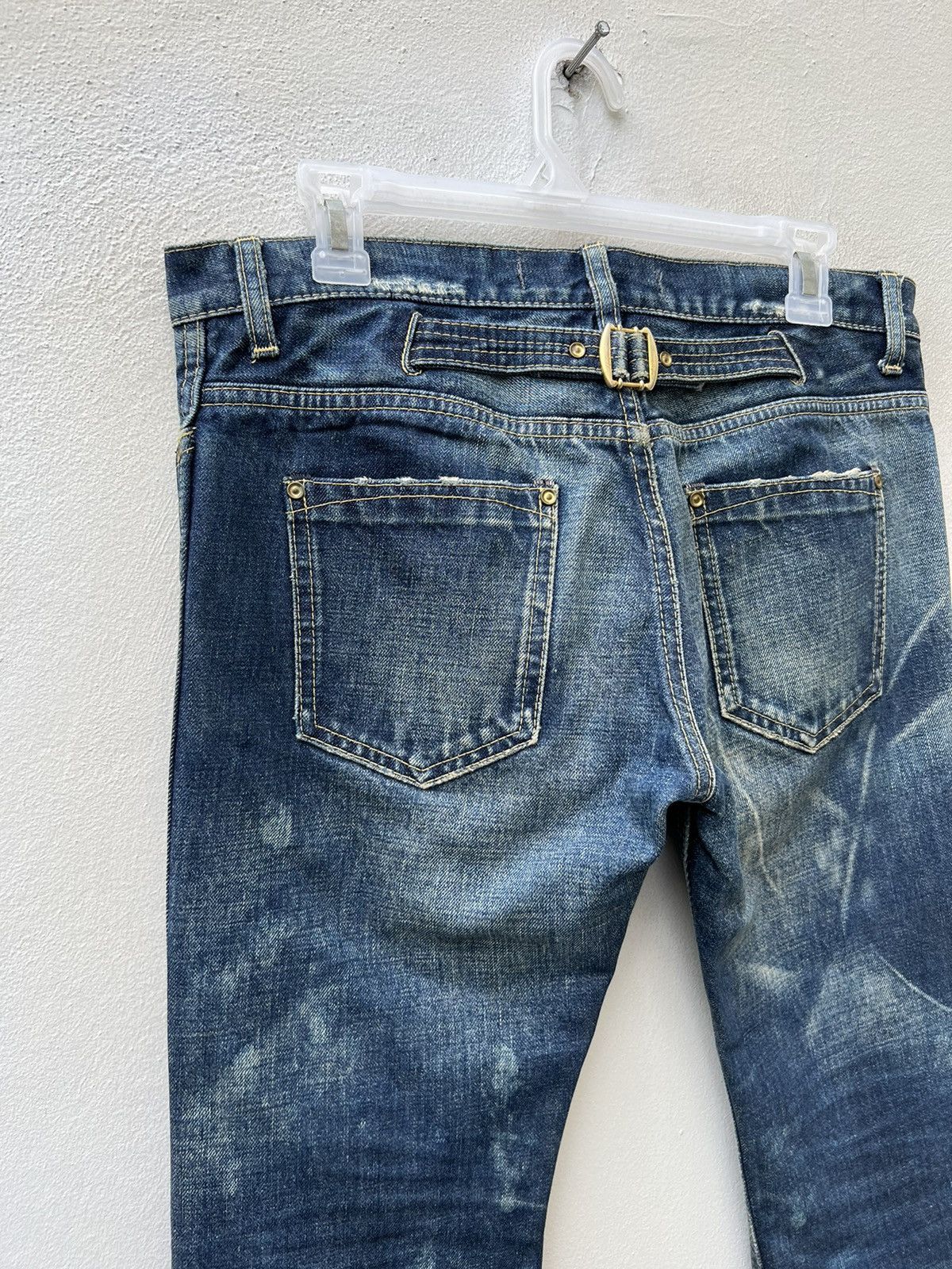 Vintage RNA "Only Anarchists Are Pretty Clothes For Heroes” Denim Size US 31 - 17 Thumbnail