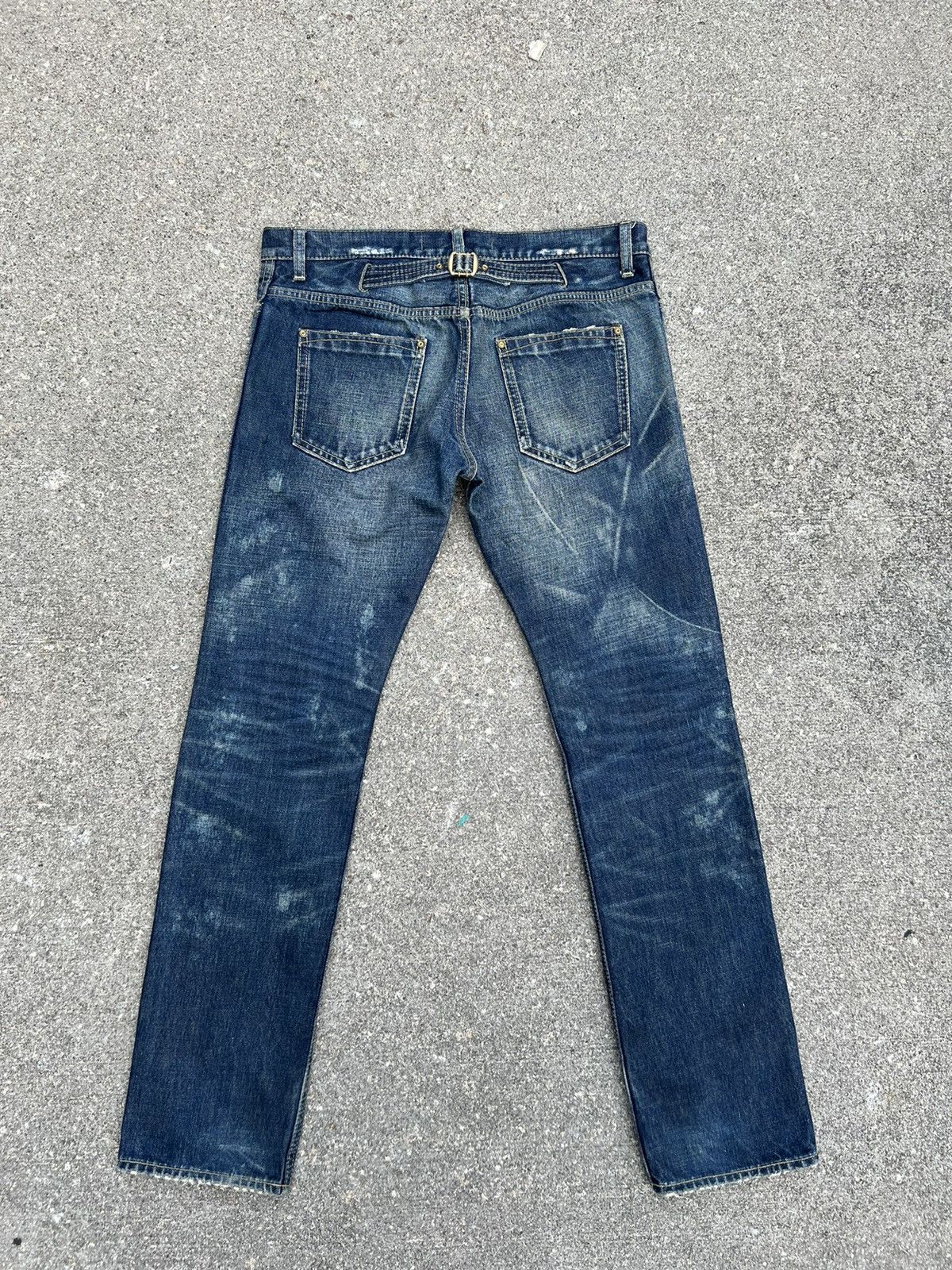Vintage RNA "Only Anarchists Are Pretty Clothes For Heroes” Denim Size US 31 - 5 Thumbnail