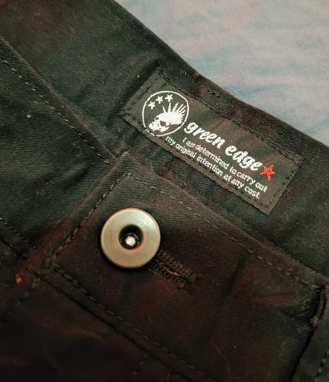 Japanese Brand CP162 ground edge Japan Punk Bondage Zipper Cargo Pant Size US 33 - 4 Thumbnail