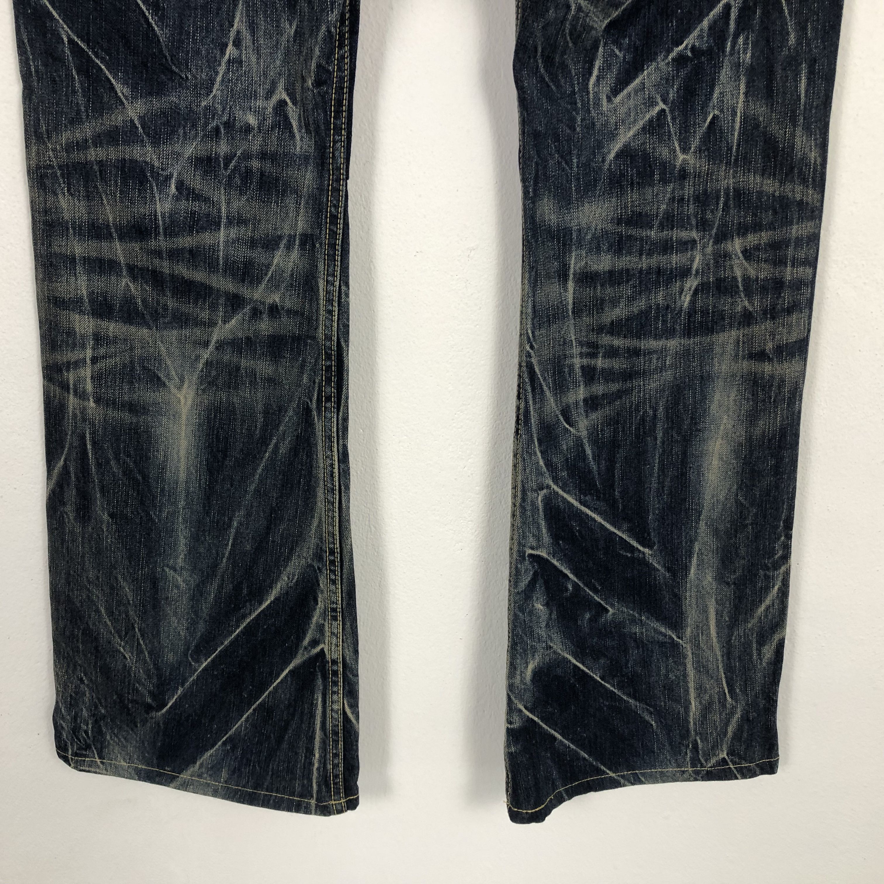 Japanese Brand × Vintage Vintage Japanese Jeans Tie Dye Style Denim Size US 34 / EU 50 - 6 Thumbnail