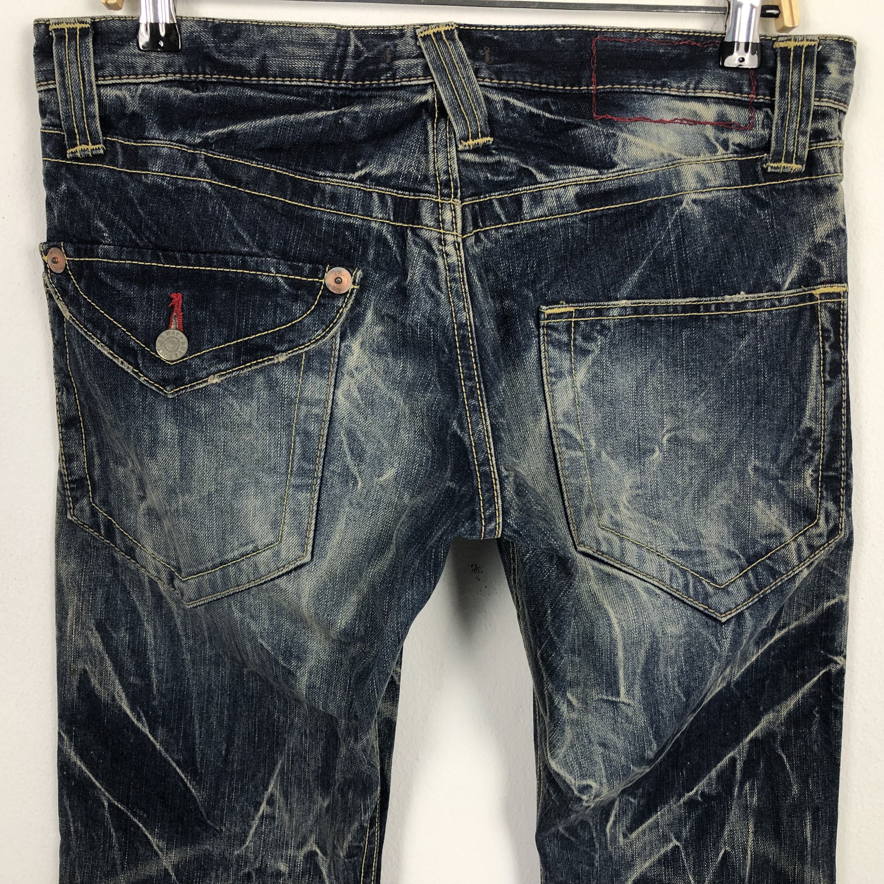 Japanese Brand × Vintage Vintage Japanese Jeans Tie Dye Style Denim Size US 34 / EU 50 - 5 Thumbnail