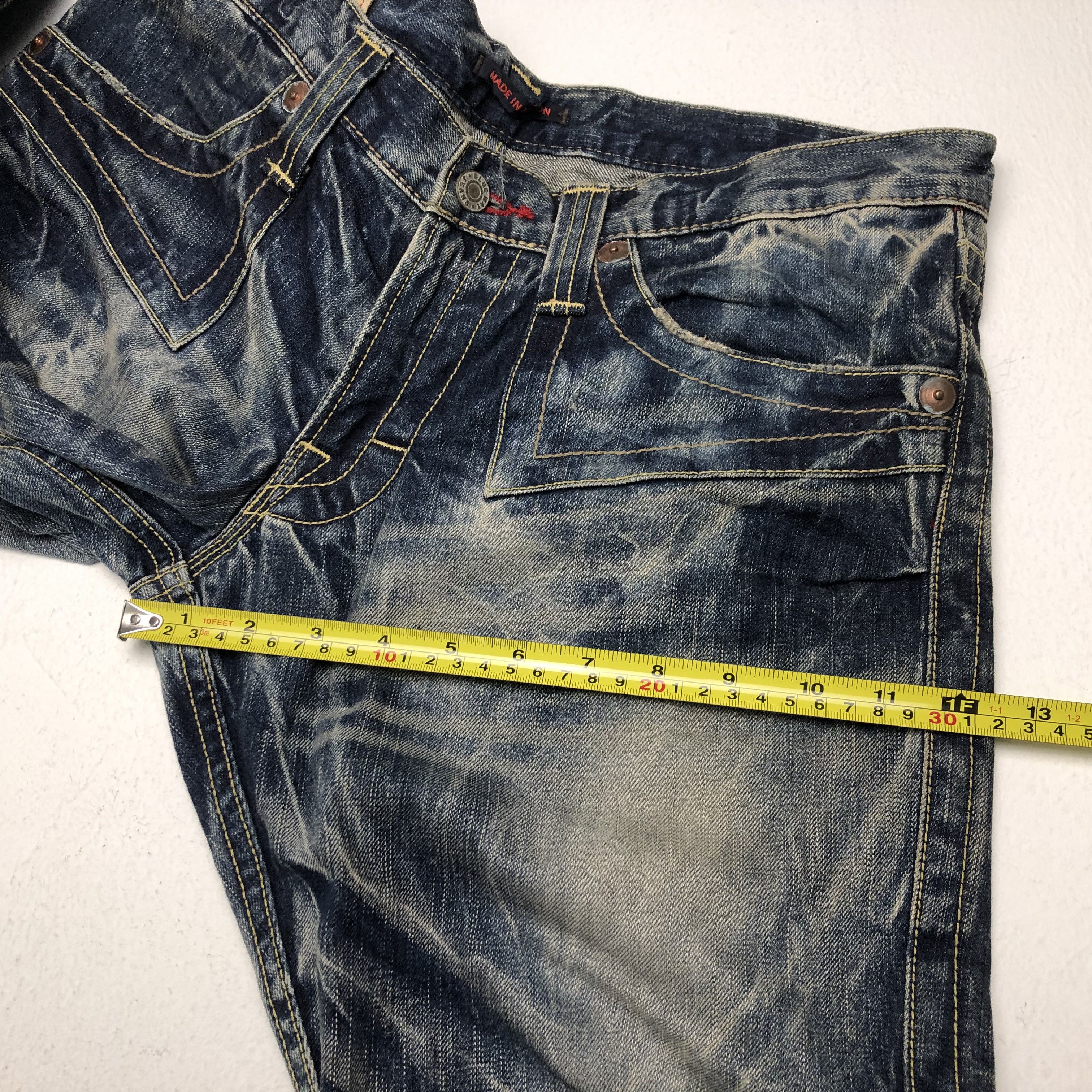 Japanese Brand × Vintage Vintage Japanese Jeans Tie Dye Style Denim Size US 34 / EU 50 - 9 Thumbnail