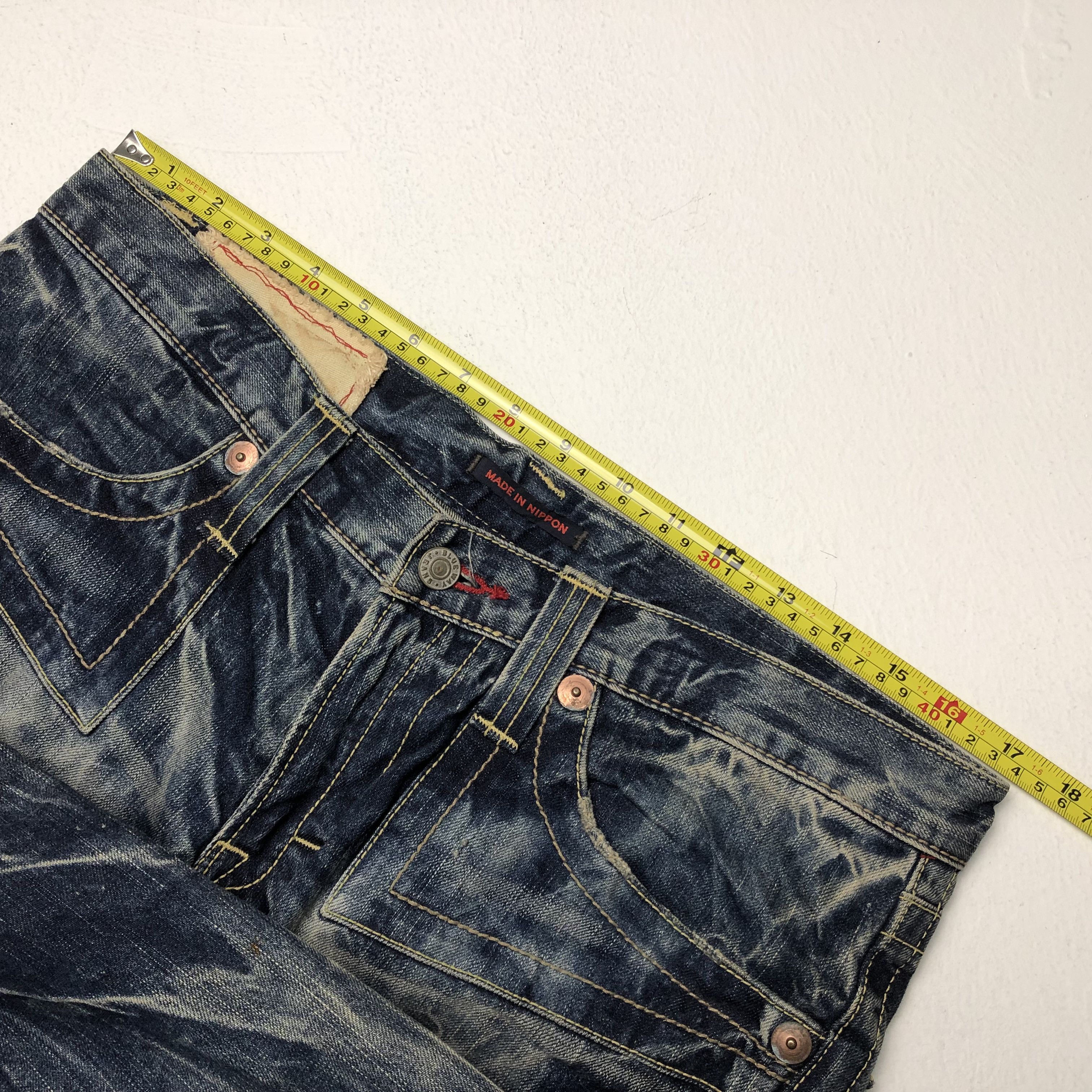 Japanese Brand × Vintage Vintage Japanese Jeans Tie Dye Style Denim Size US 34 / EU 50 - 7 Thumbnail